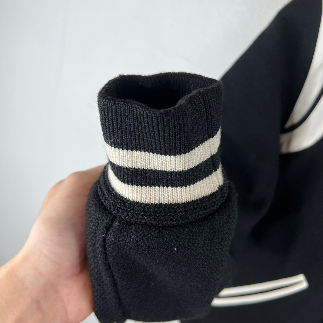 Saint Laurent Black Wool Teddy Jacket