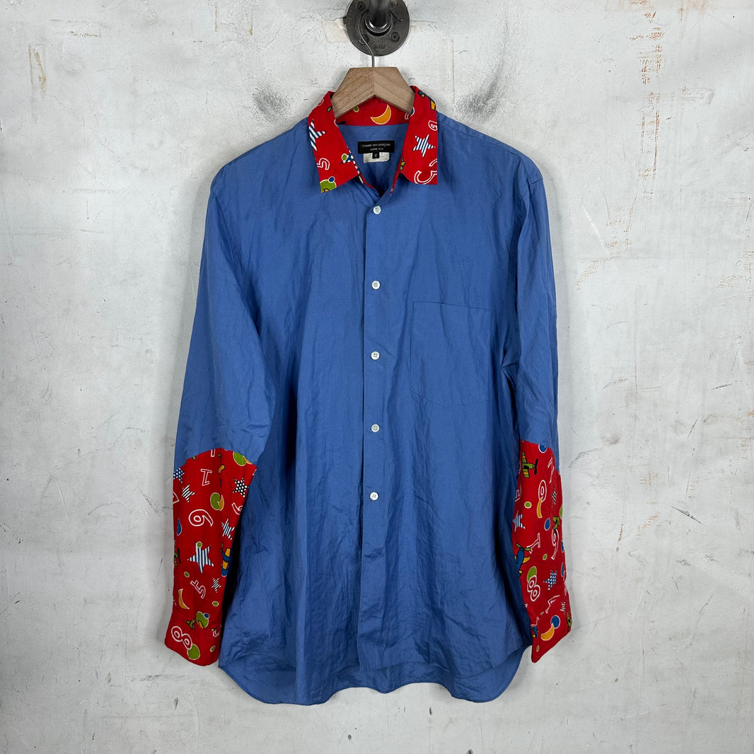 Comme Des Garçons Shapes and Numbers L/S Button Up Shirt