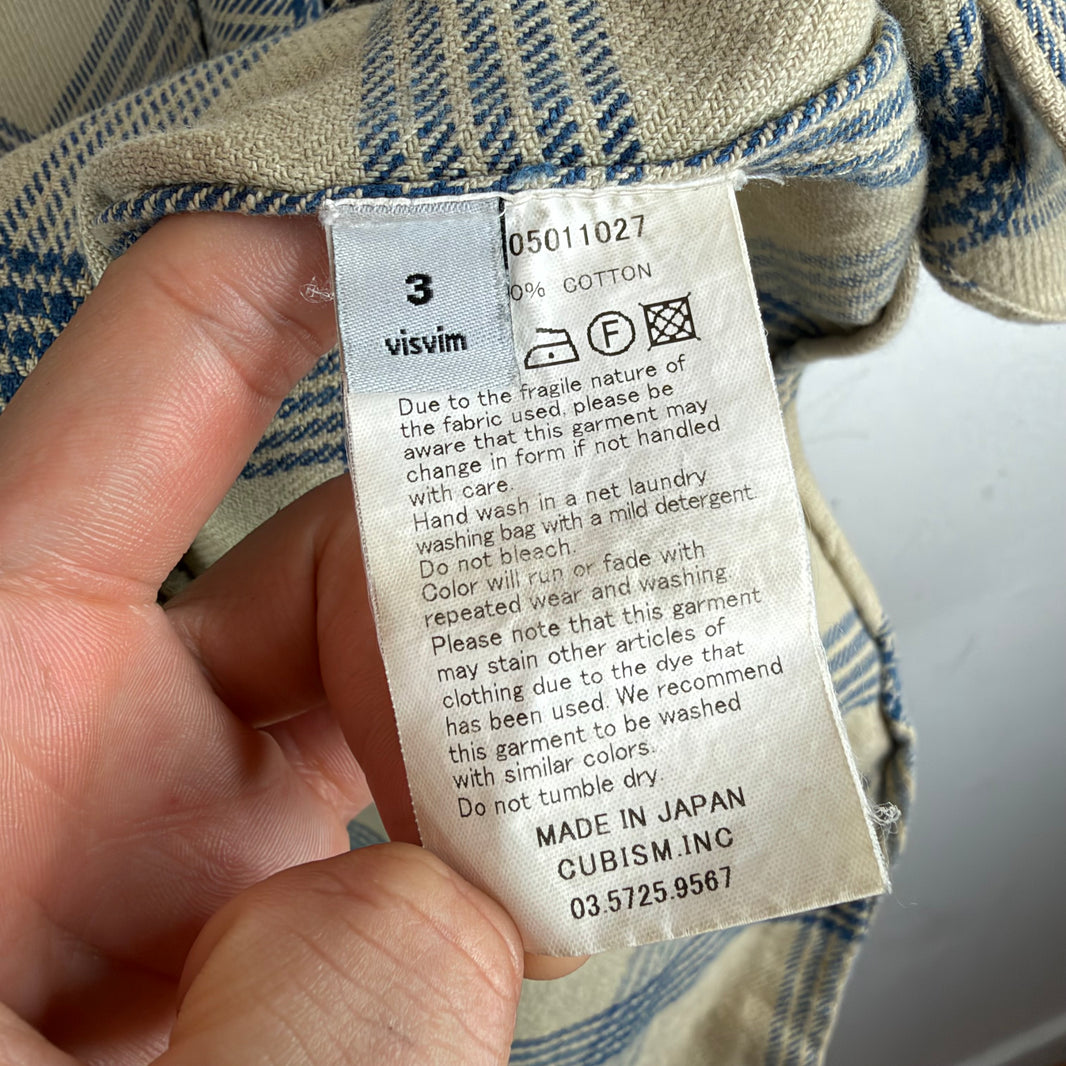 Visvim Beige Flannel