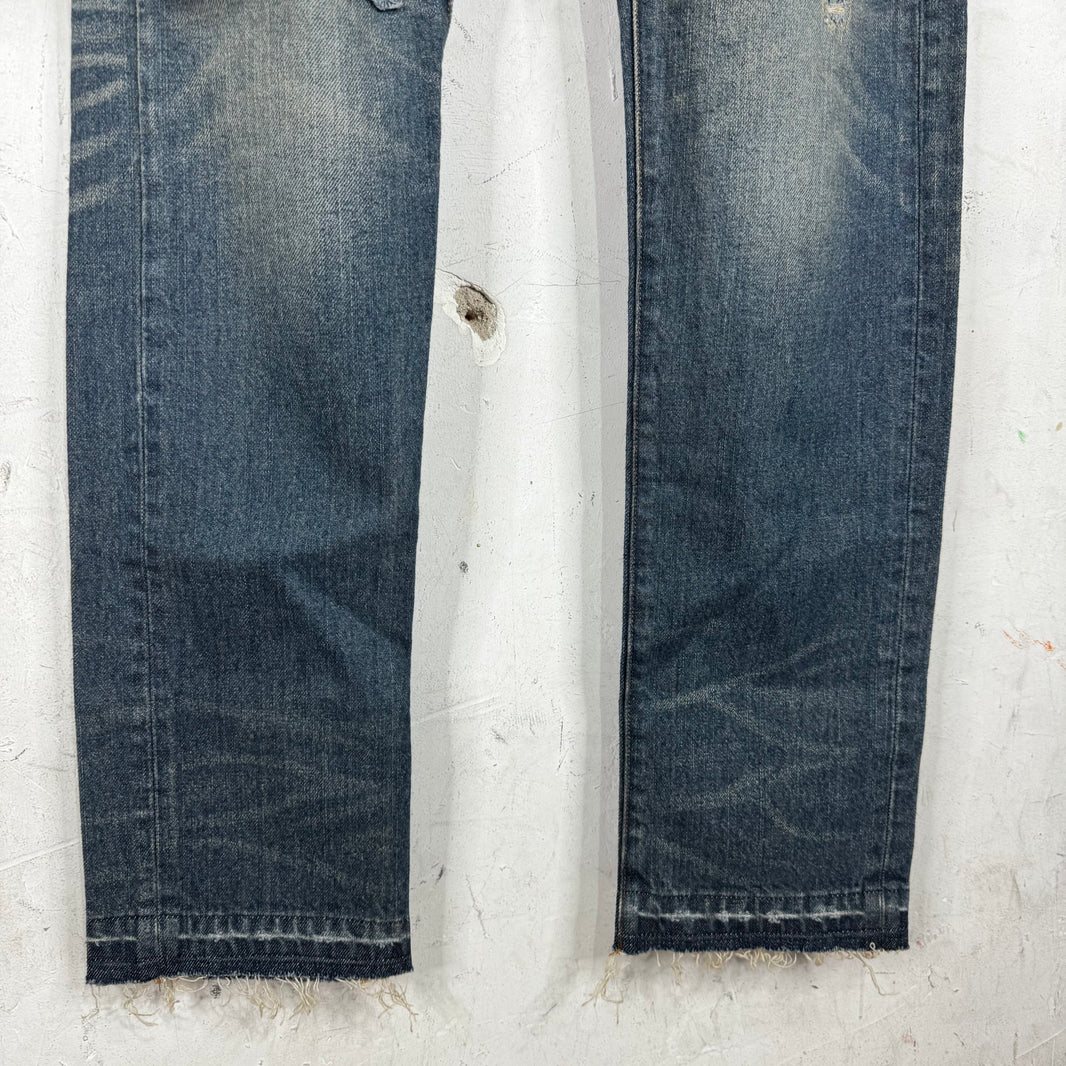 Gallery Dept Distressed Repaired Straight Jeans