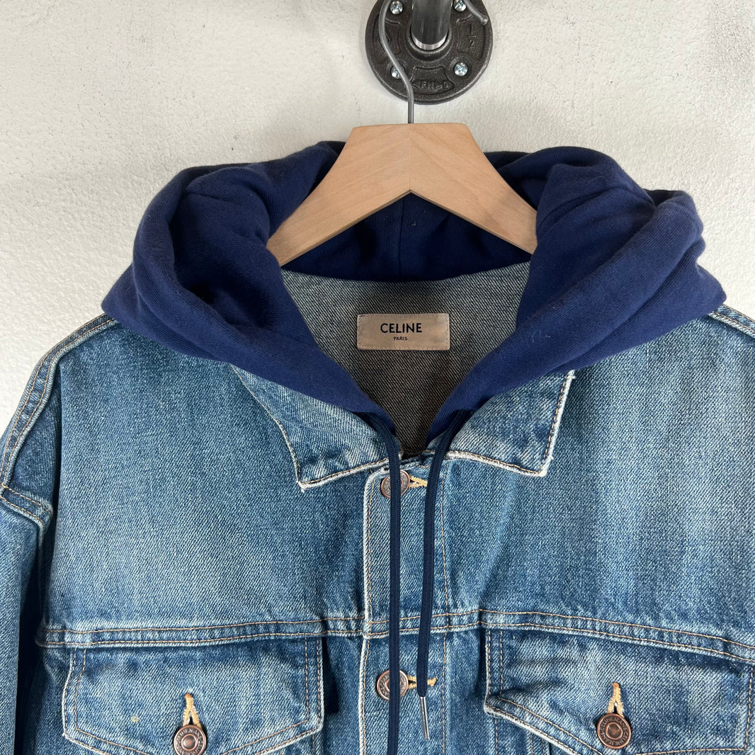 Celine Hooded Denim Jacket