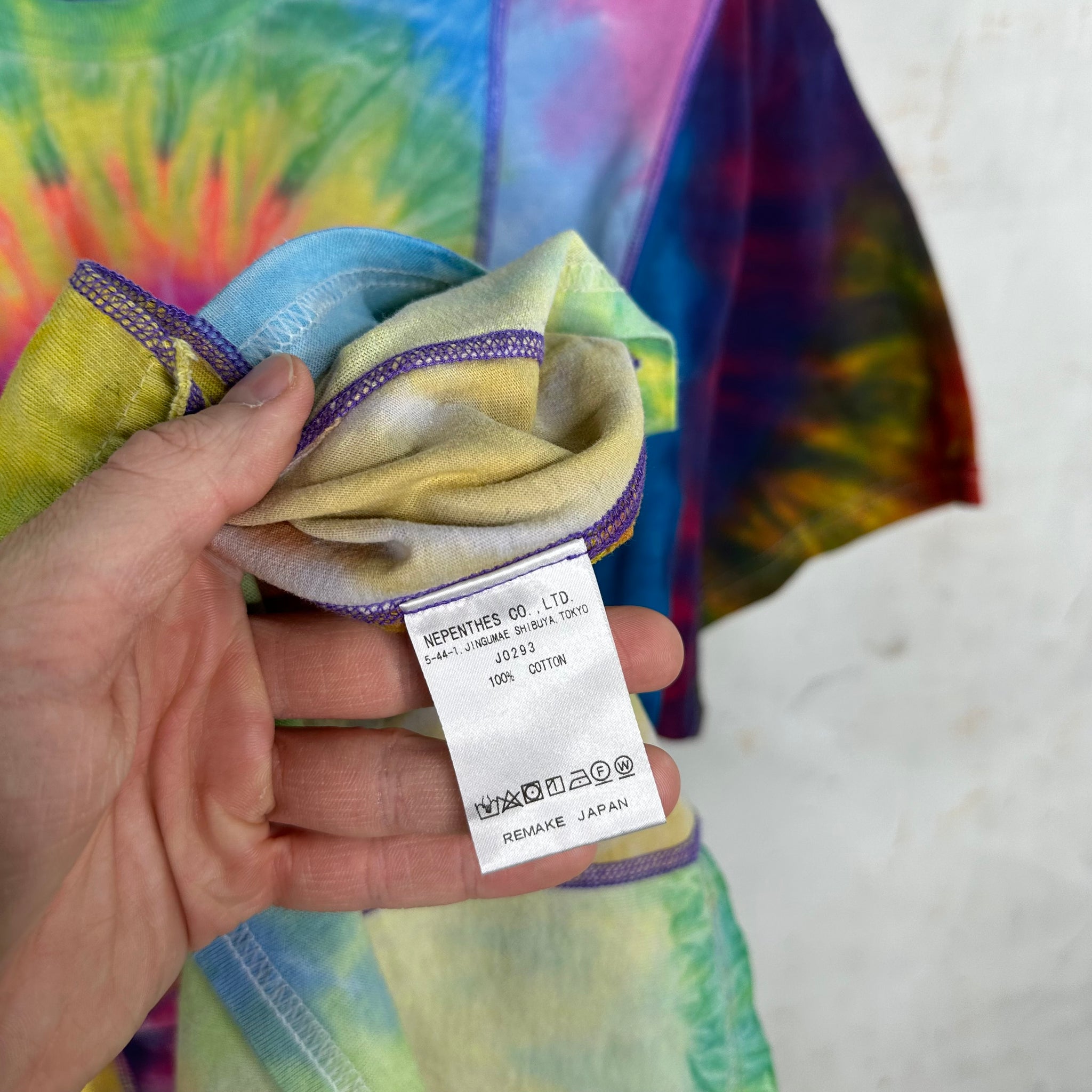 Needles Rebuilt Tie-Dye Ribbon T-Shirt