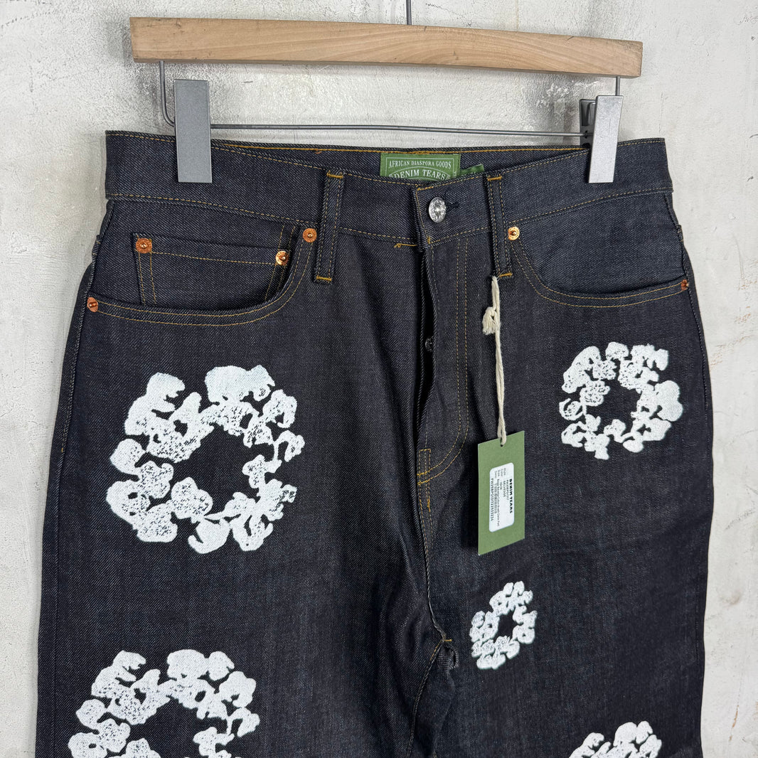 Denim Tears Raw Denim Wreath Jeans