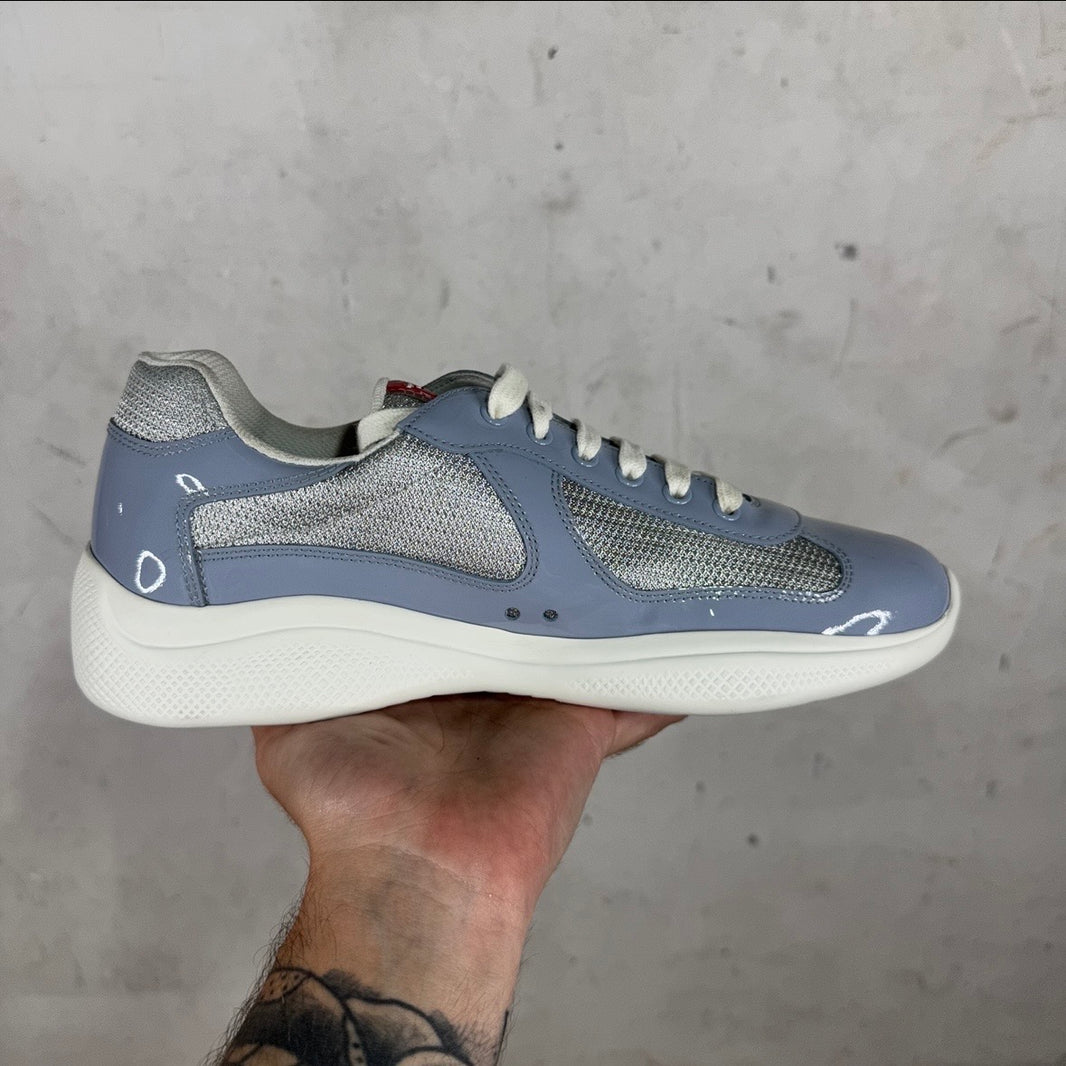Prada Light Blue Patent Americas Cup