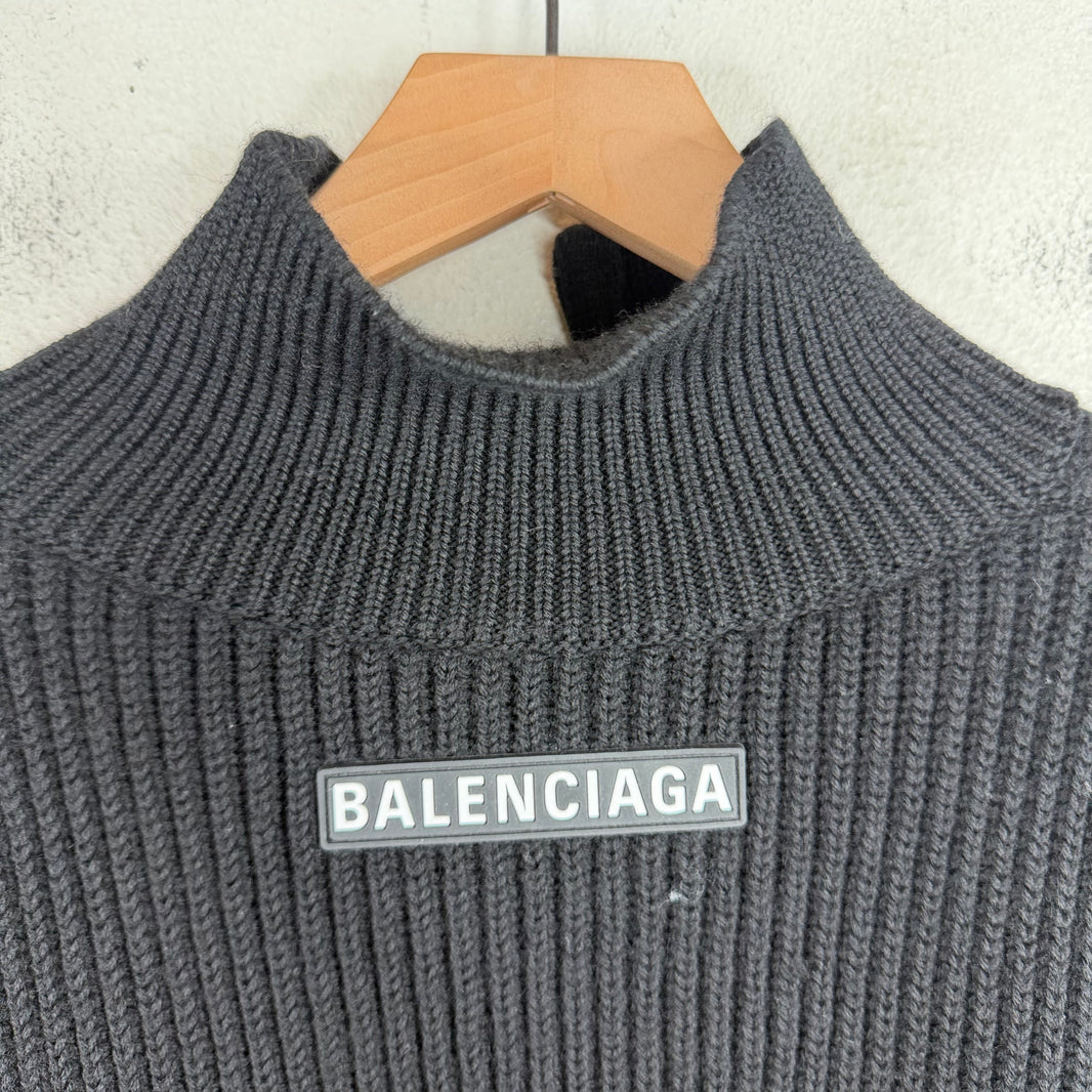 Balenciaga Skiwear Quarter Zip Knit Sweater