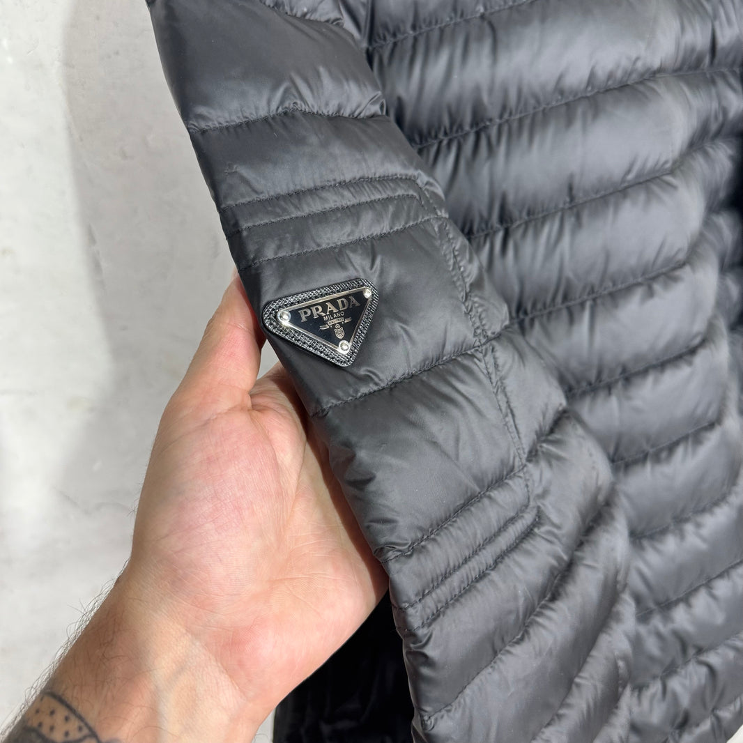 Prada BNWT 2017 Plaque Puffer