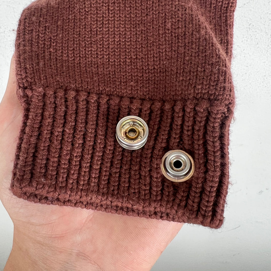 Rick Owens Touchscreen Wool Knit Gloves