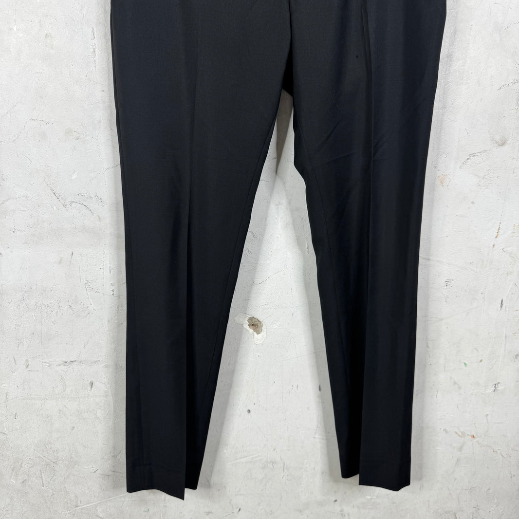 Dior Striped Waist Black Trousers