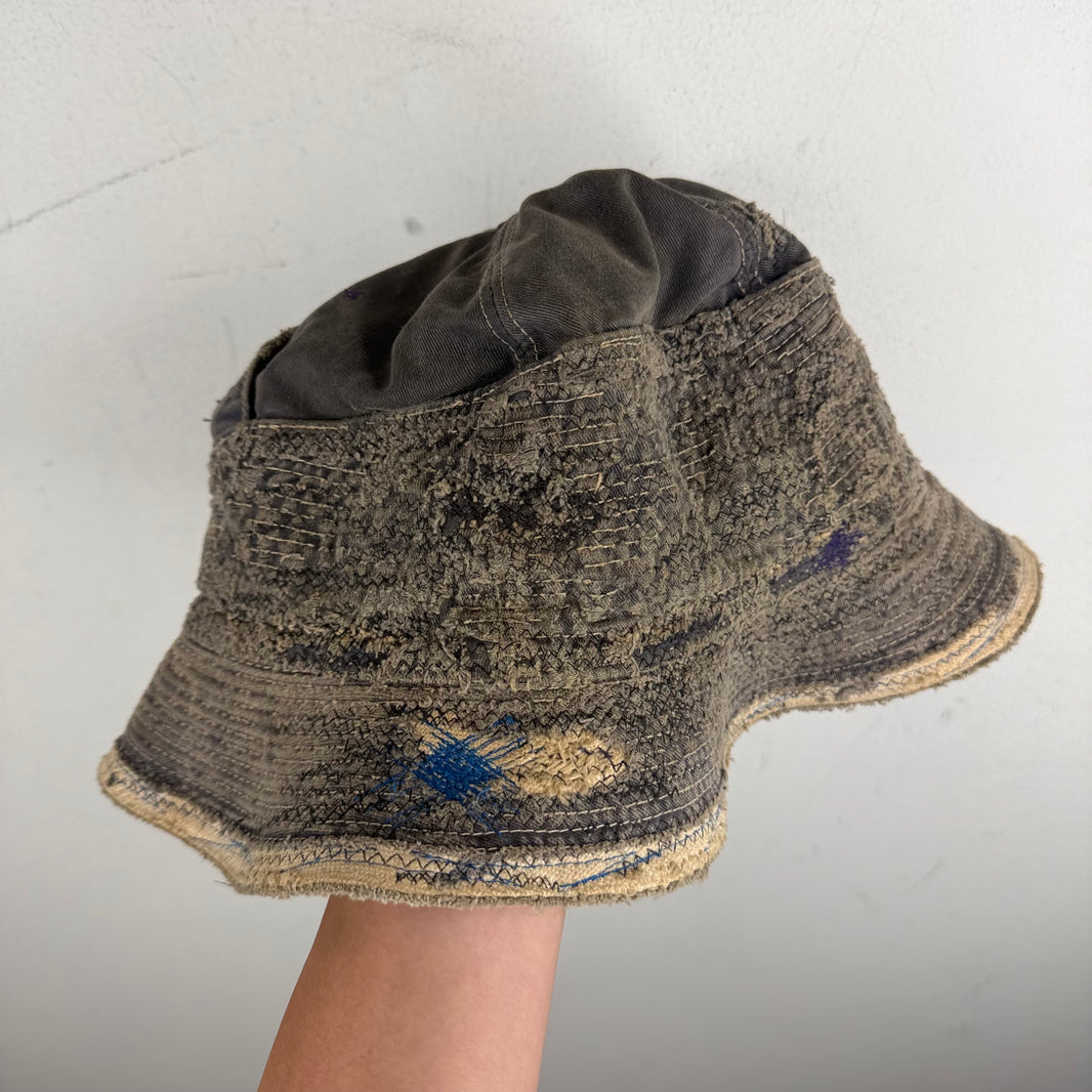 Kapital Gray Old Man & The Sea Bucket Hat