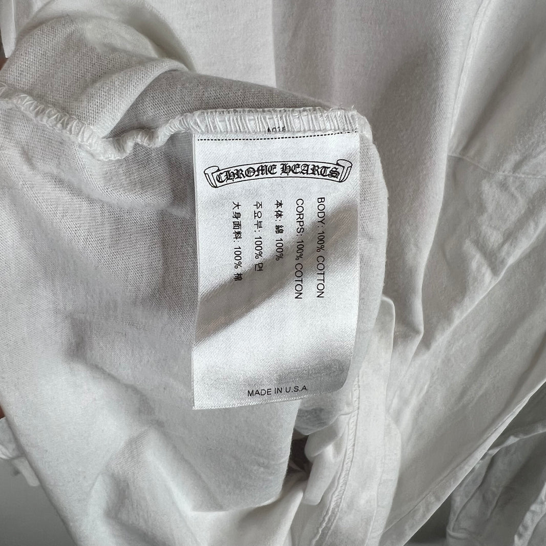 Chrome Hearts Eyechart Dagger L/S T-Shirt