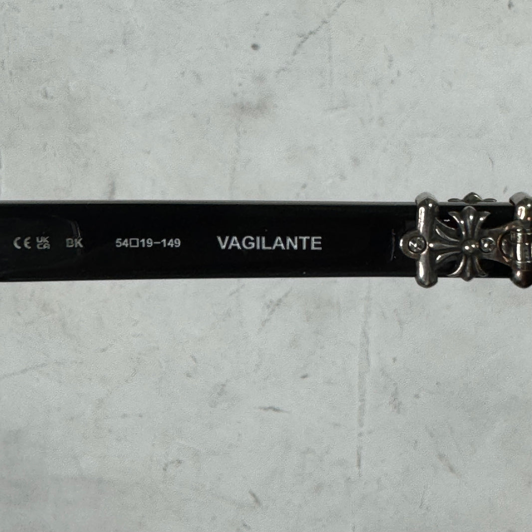 Chrome Hearts Black Vagilante Glasses