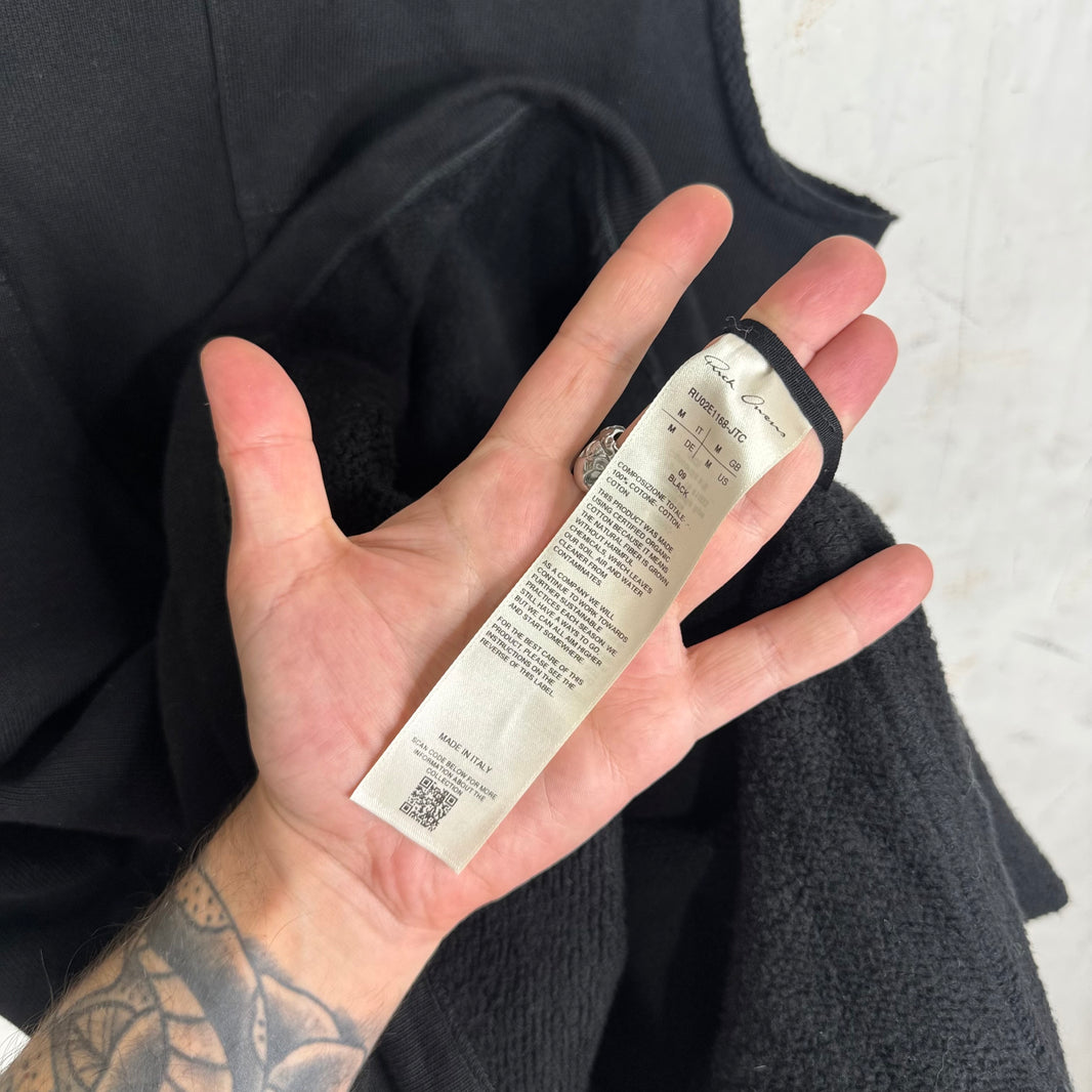 Rick Owens Paneled Sweatshirt Vest