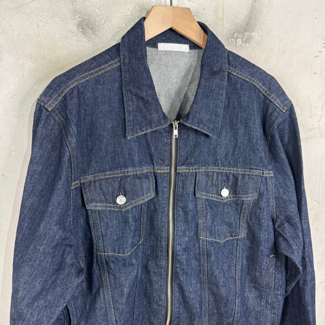 Helmut Lang Turn Up Sleeve Denim Jacket
