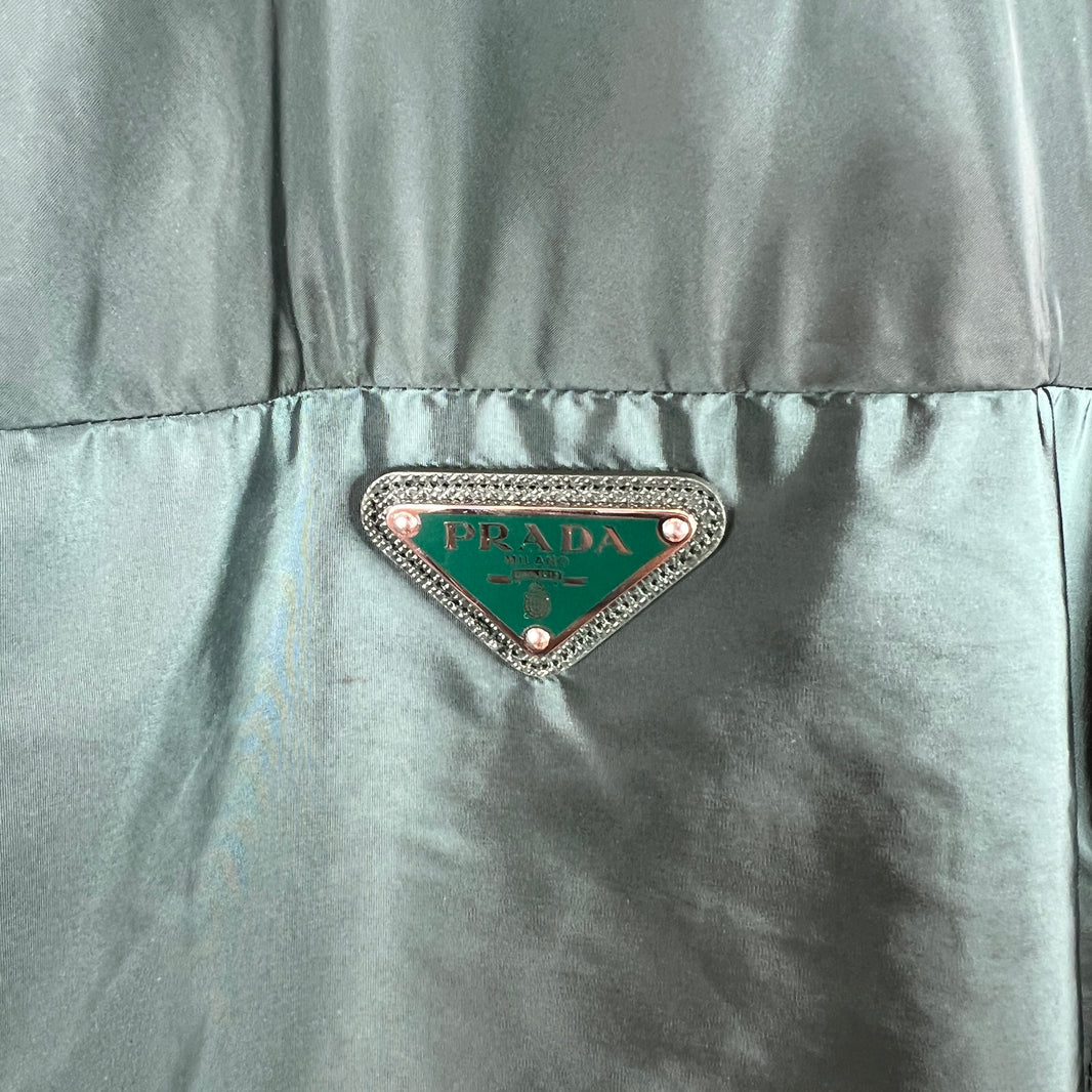 Prada Green Hooded Windbreaker