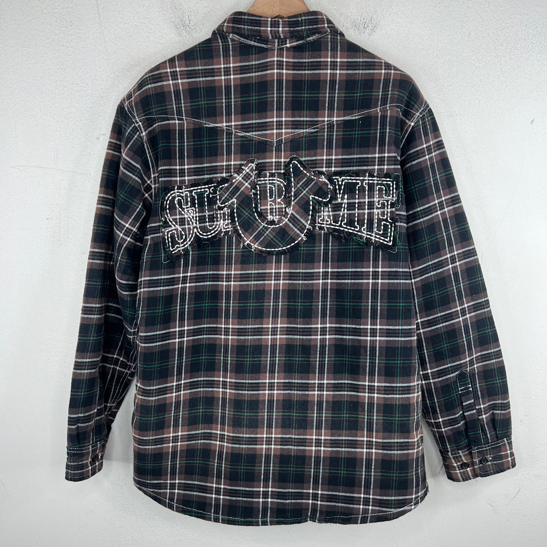 Supreme True Religion Quilted Button Up Shirt