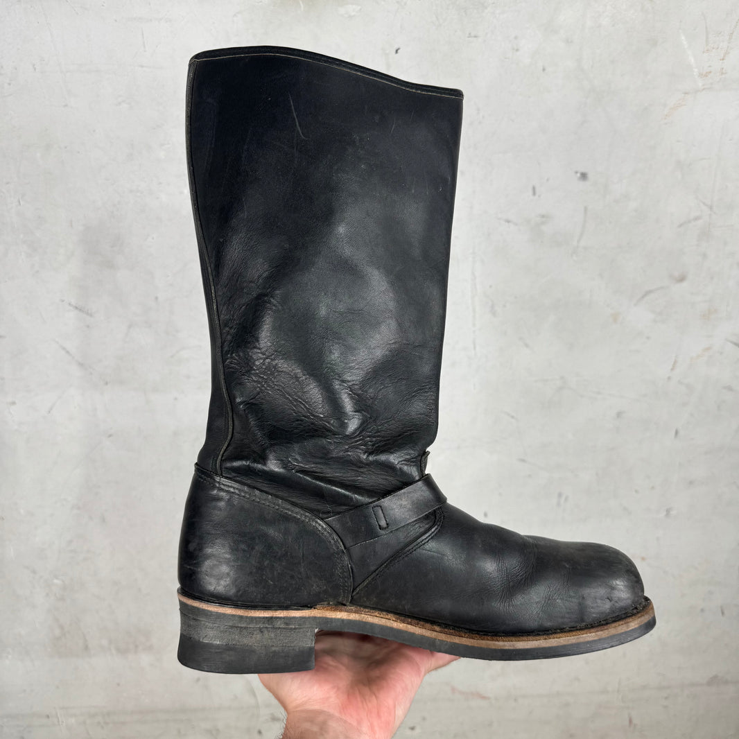 Vintage Leather Engineer Boots