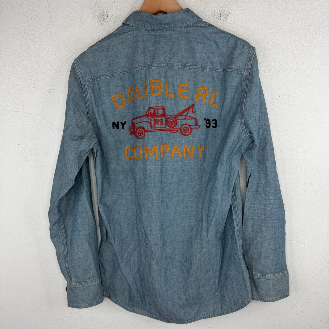 RRL Mechanic Chainstitch Button Up Shirt