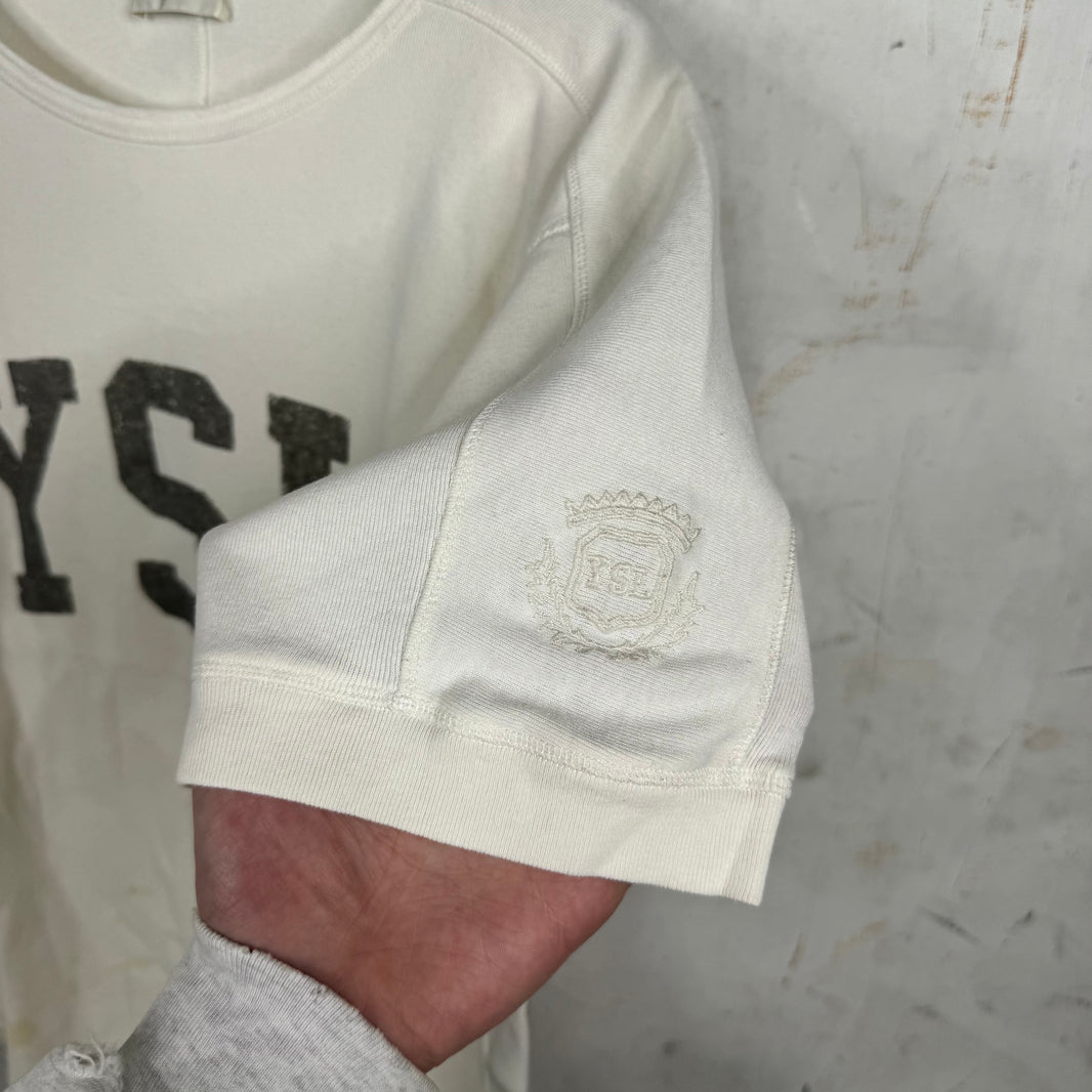 Saint Laurent Logo Thermal T-Shirt