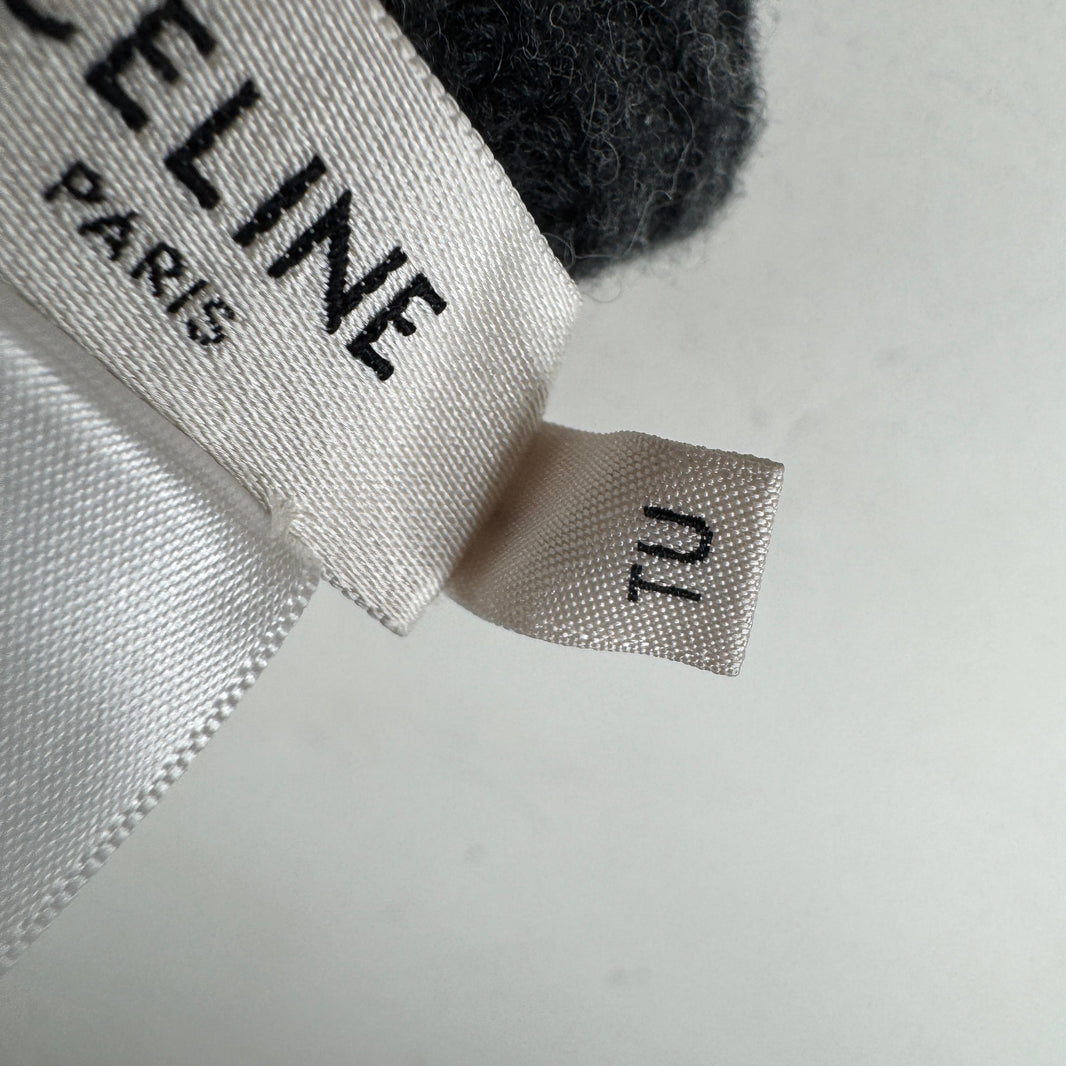 Celine Gray Patch Beanie