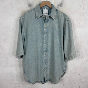 Acne Studios Light Wash Short Sleeve Overshirt