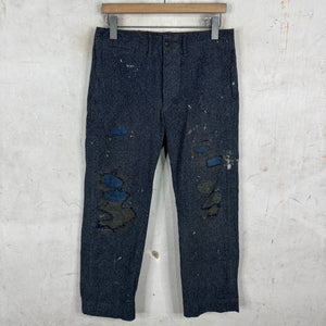 RRL Speckled Repaired Work Pants