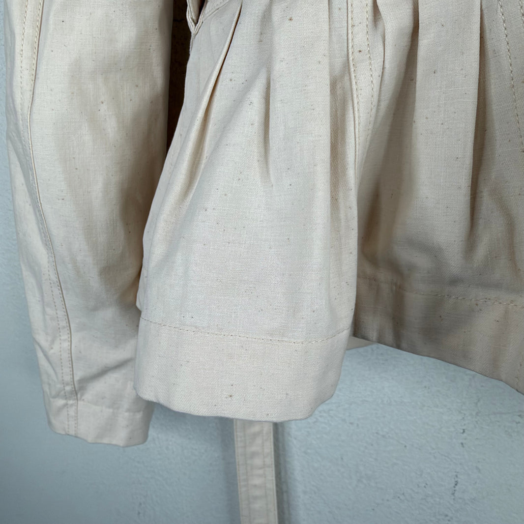 Burberry White Trench Coat