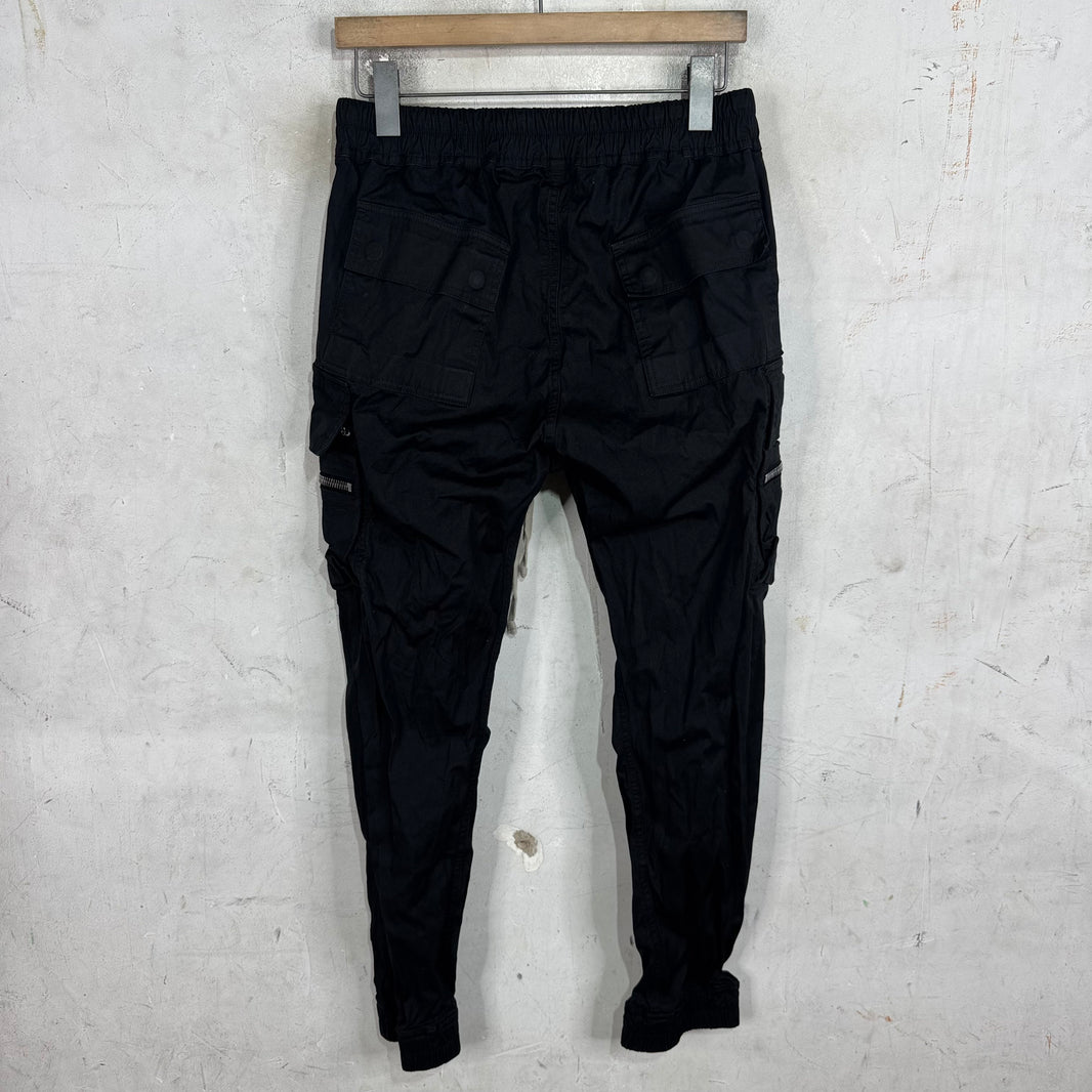 Rick Owens Canvas Zippered Jogger Pants
