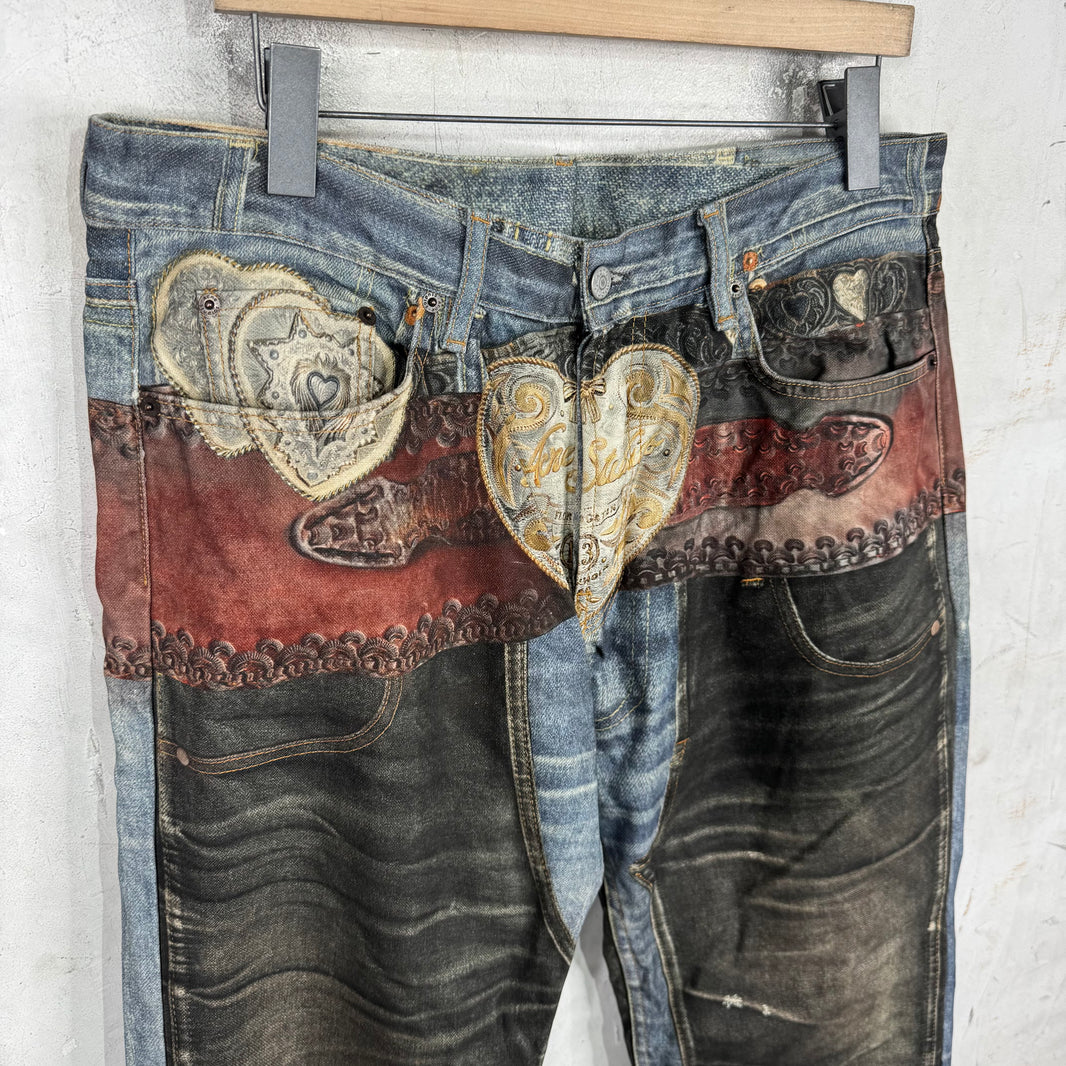 Acne Studios Trompe Chaps Jeans
