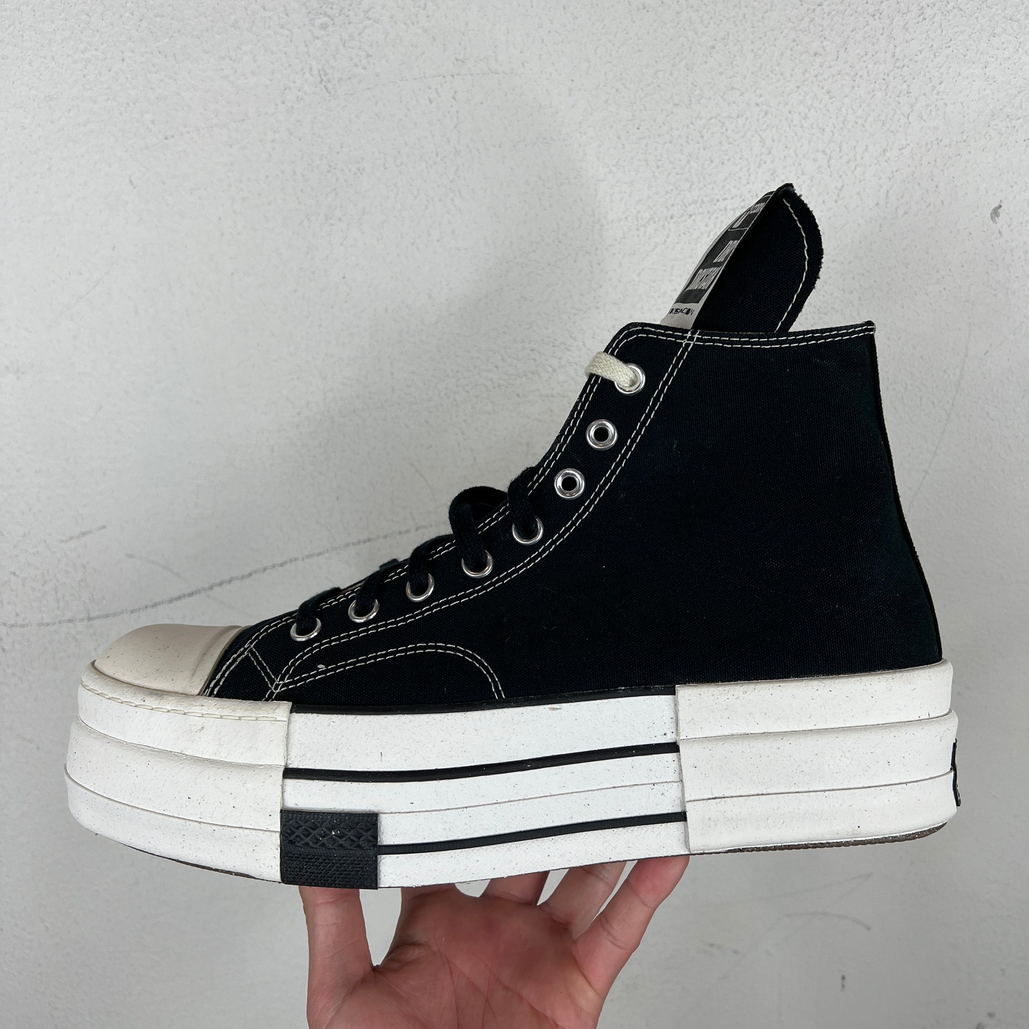 Rick Owens x Converse DRKSTAR DBL Highs