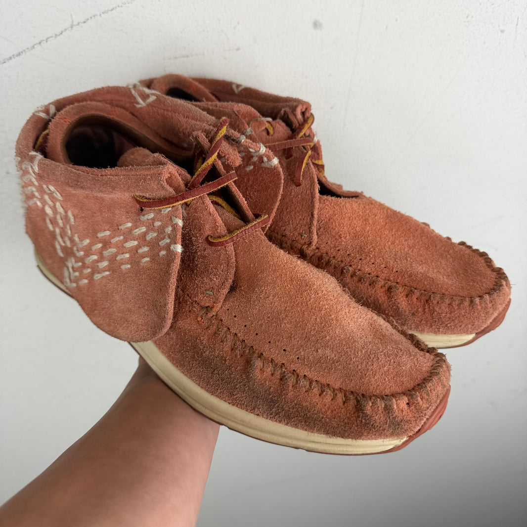 Visvim Pink Suede FBT Sneakers