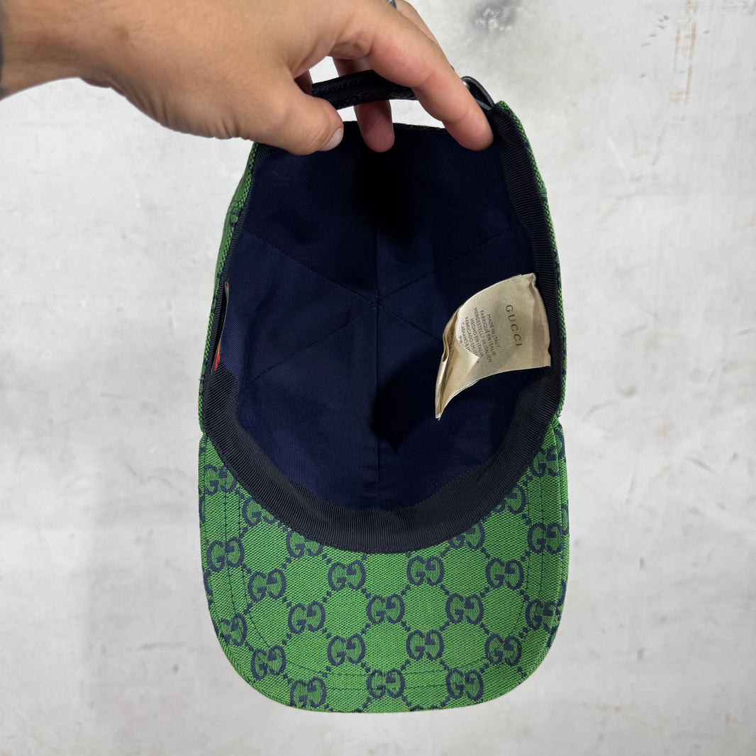 Gucci Green Monogram Hat