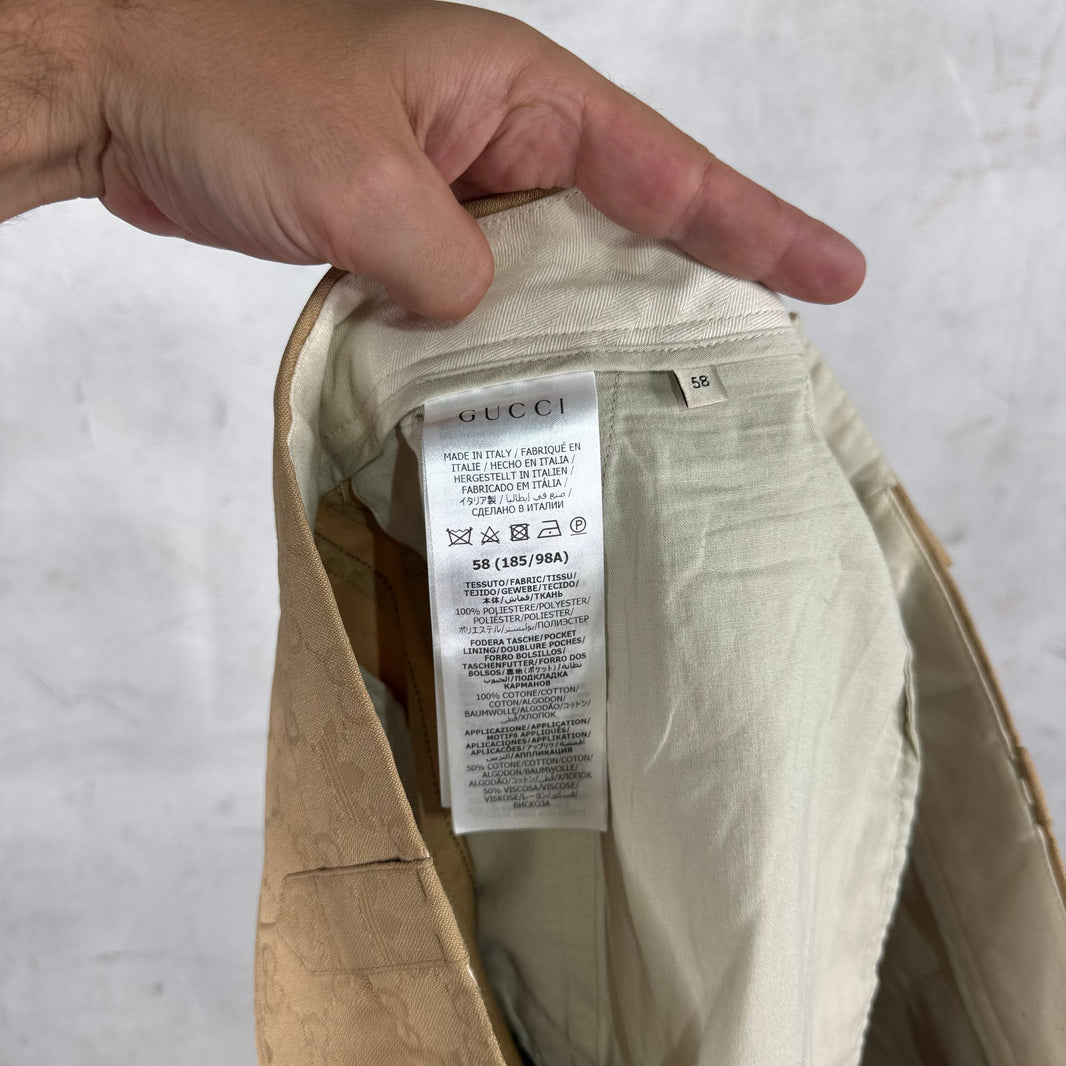 Gucci x Adidas Monogram Loose Trousers