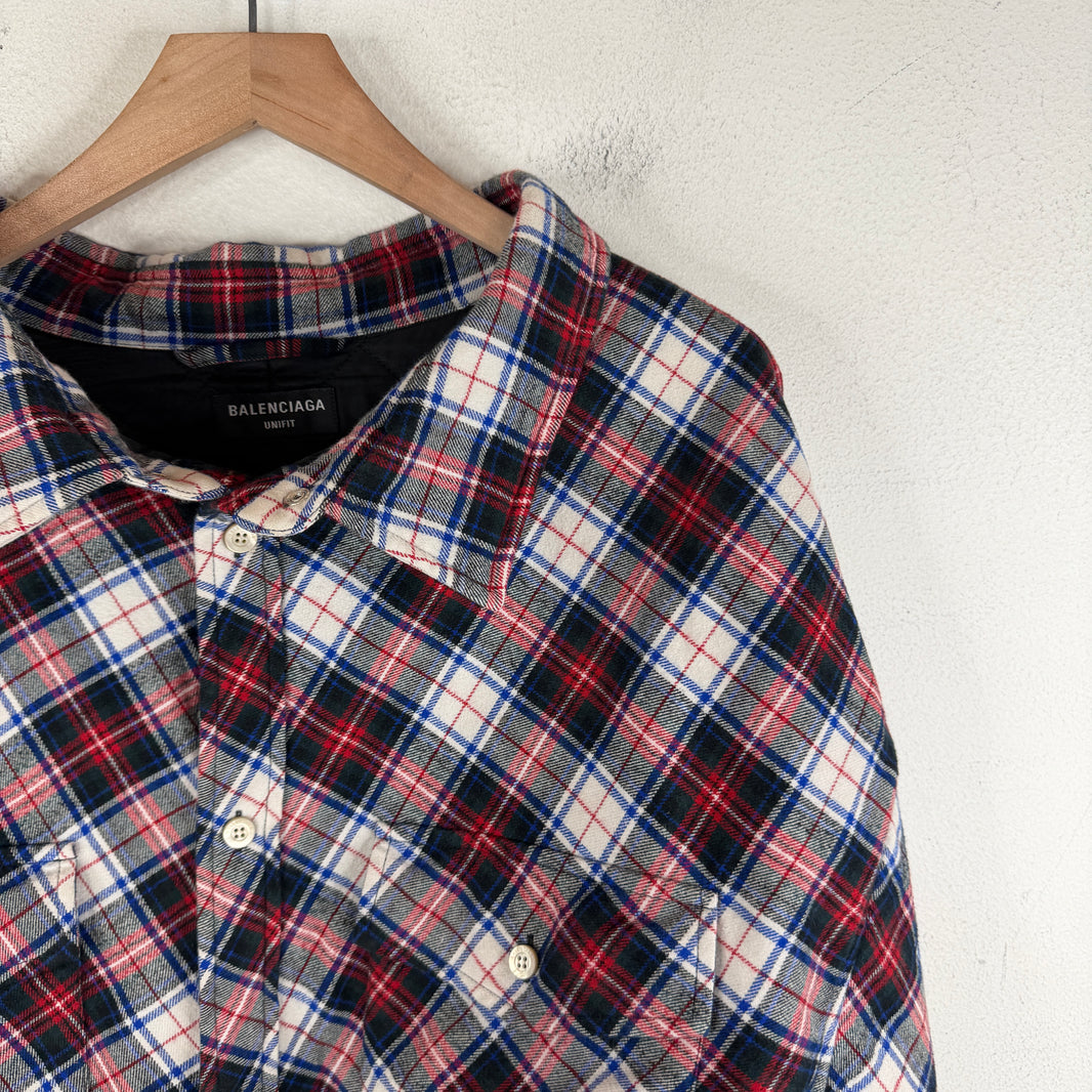 Balenciaga Sample Quilted Swing Flannel