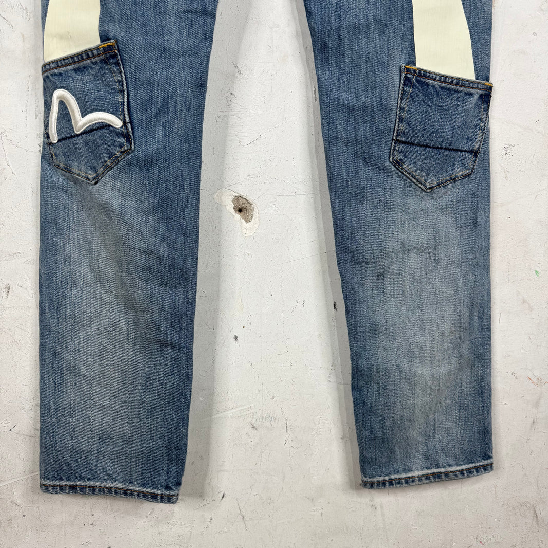 Evisu White Seagull Jeans