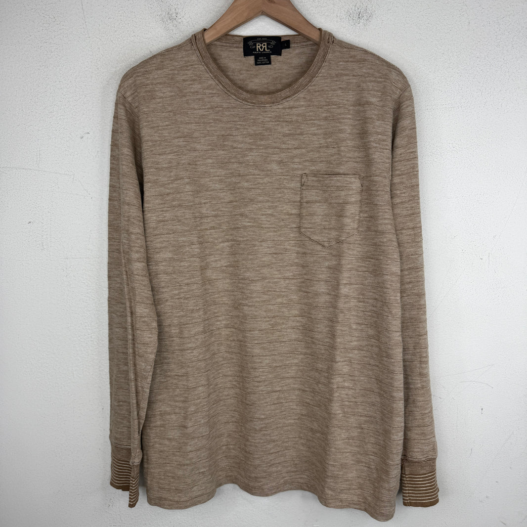 RRL Striped Pocket L/S T-Shirt