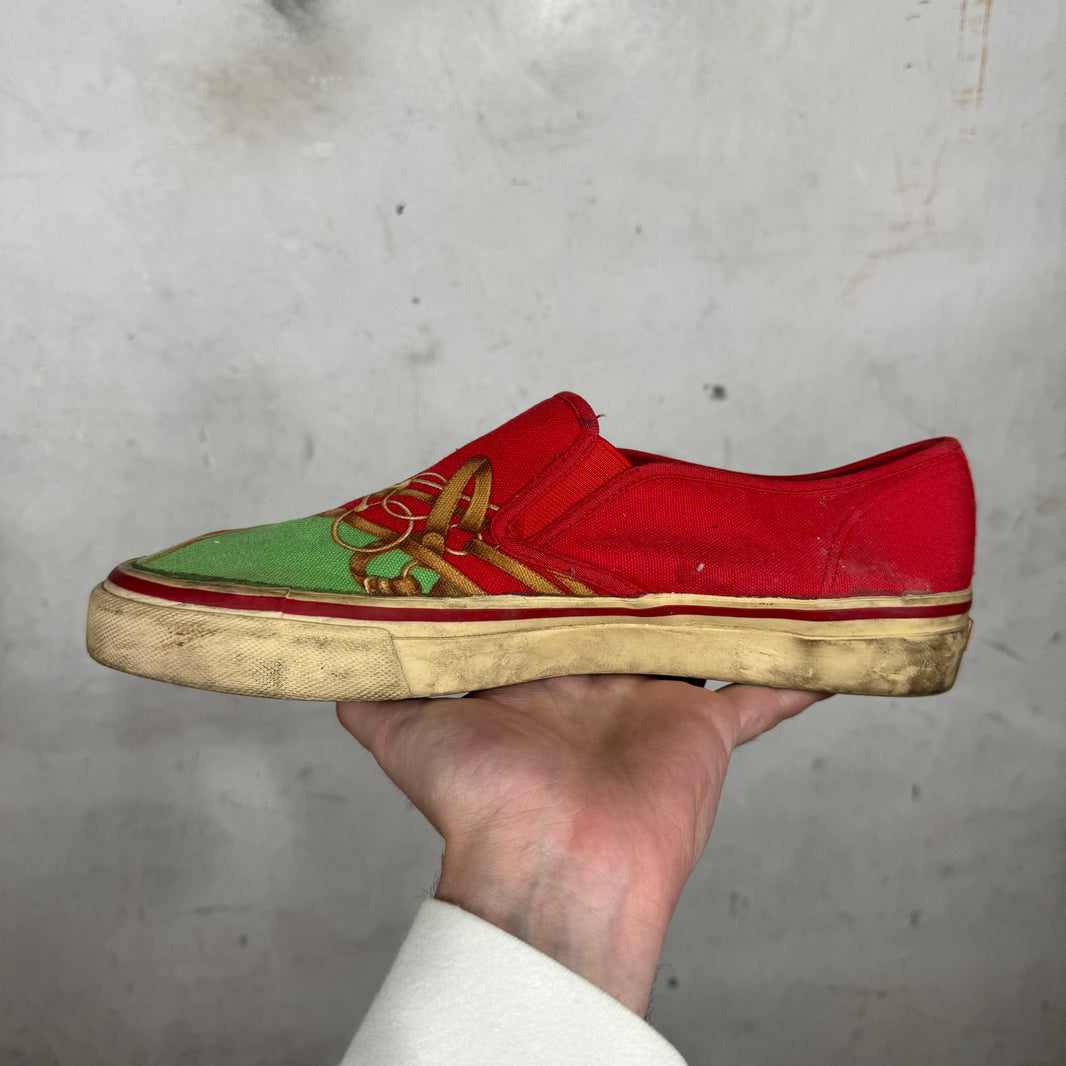 Ralph Lauren Patterned Slip On Shoes