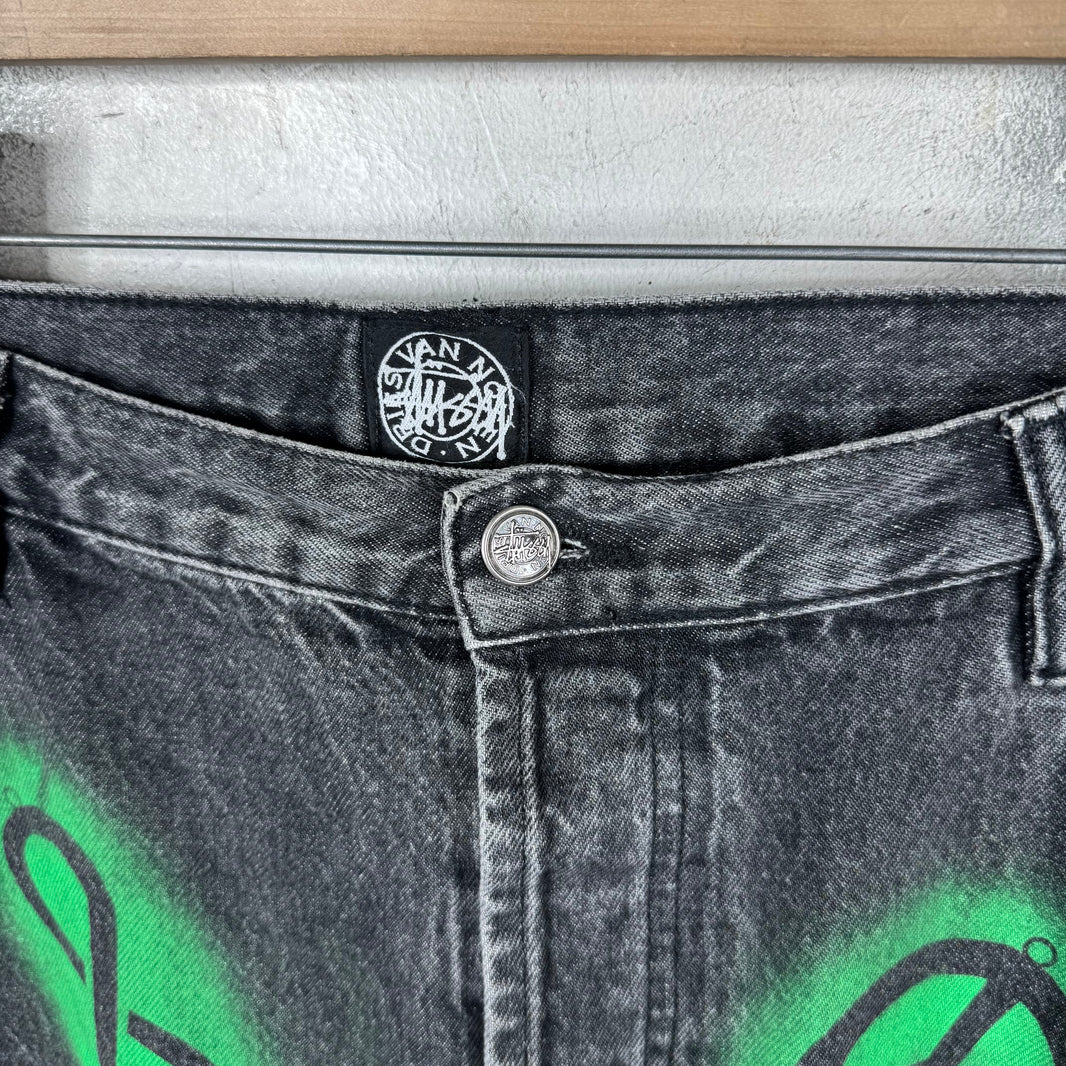 Stussy x Dries Van Noten Stencil Jeans