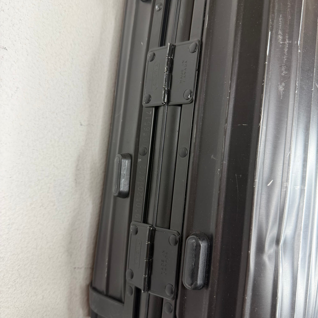 Rimowa 2014 Cabin S Carry On Black Aluminum Suitcase