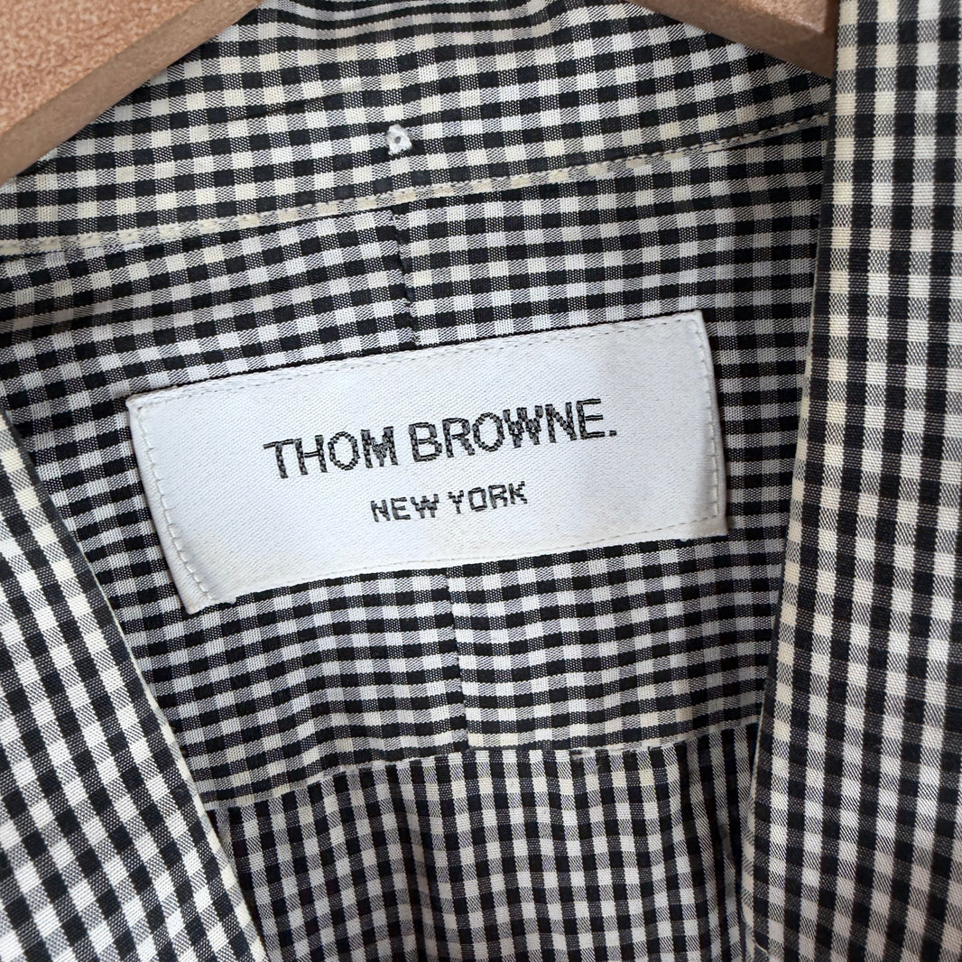 Thom Browne Gingham L/S Button Up Shirt