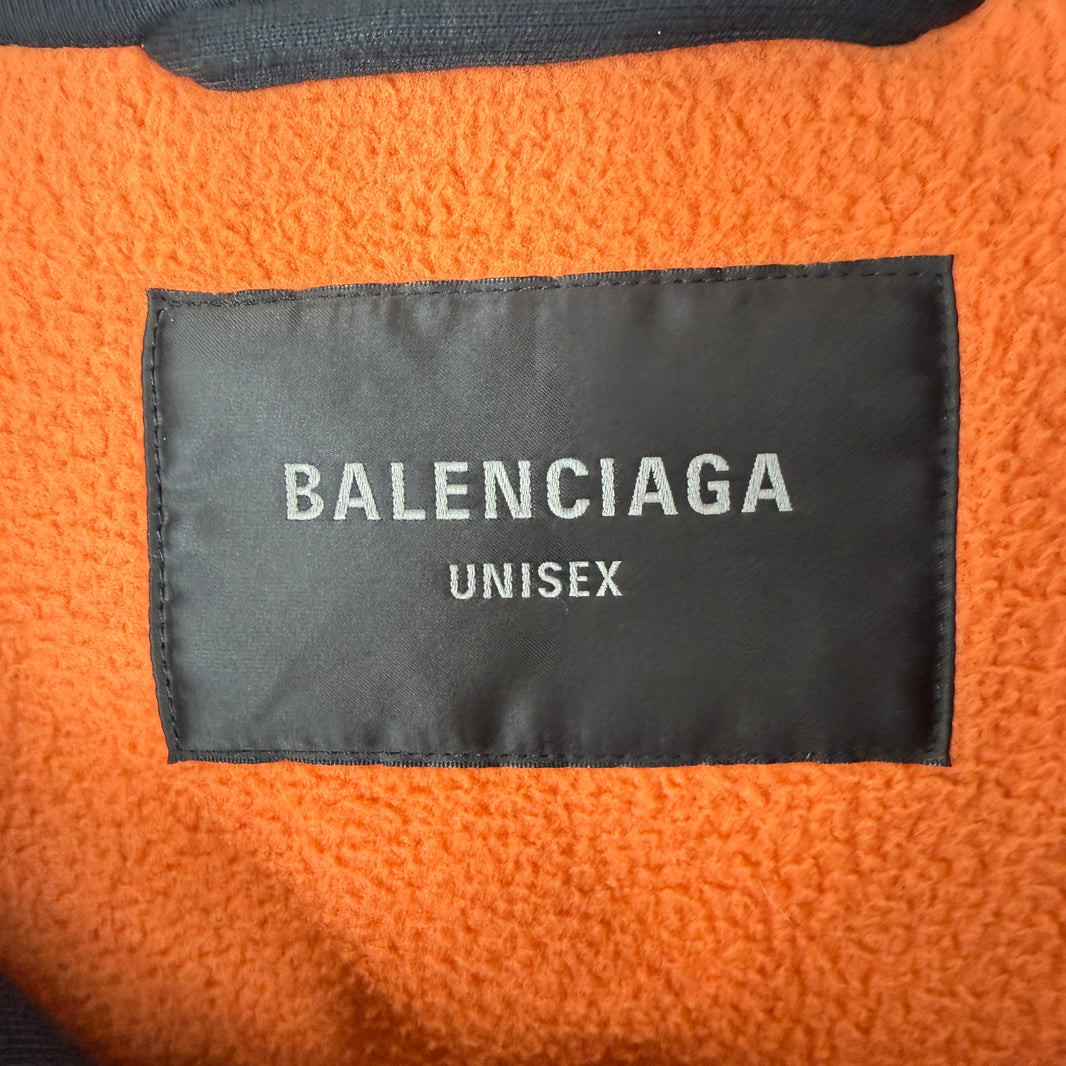 Balenciaga 3B Cotton Hooded Bomber Jacket