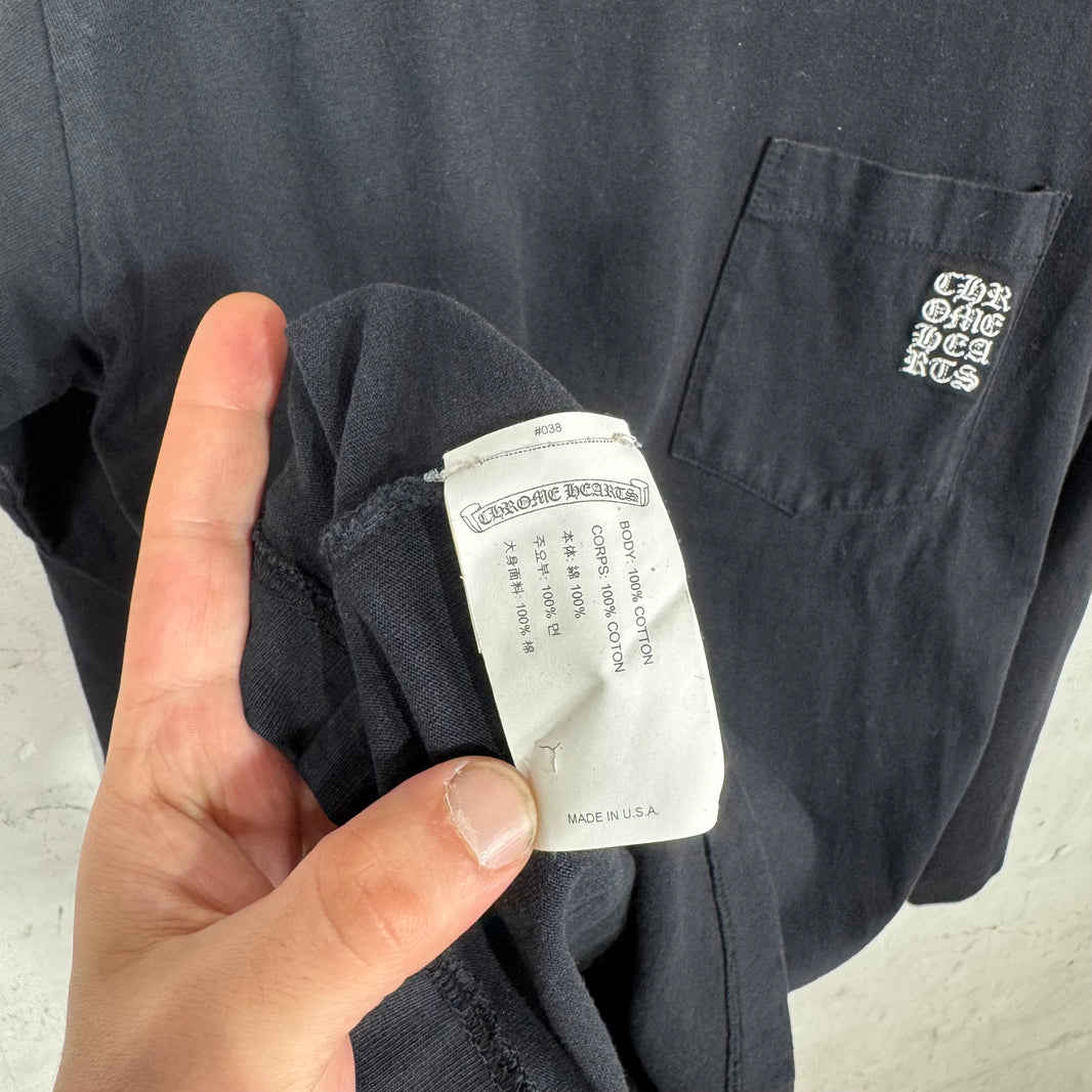 Chrome Hearts Eyechart Cut n Sew  L/S T-Shirt