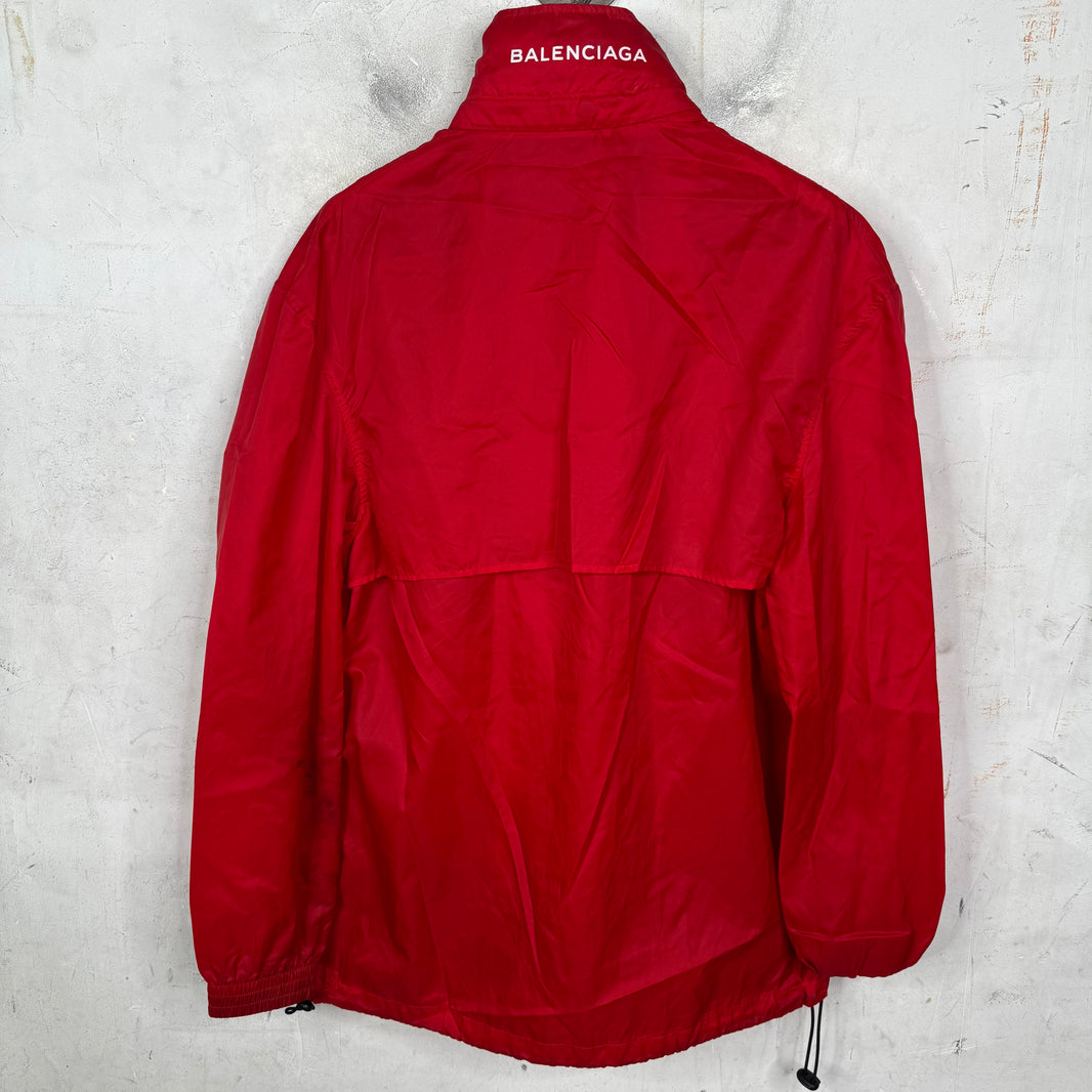 Balenciaga Smoked Logo Windbreaker Jacket