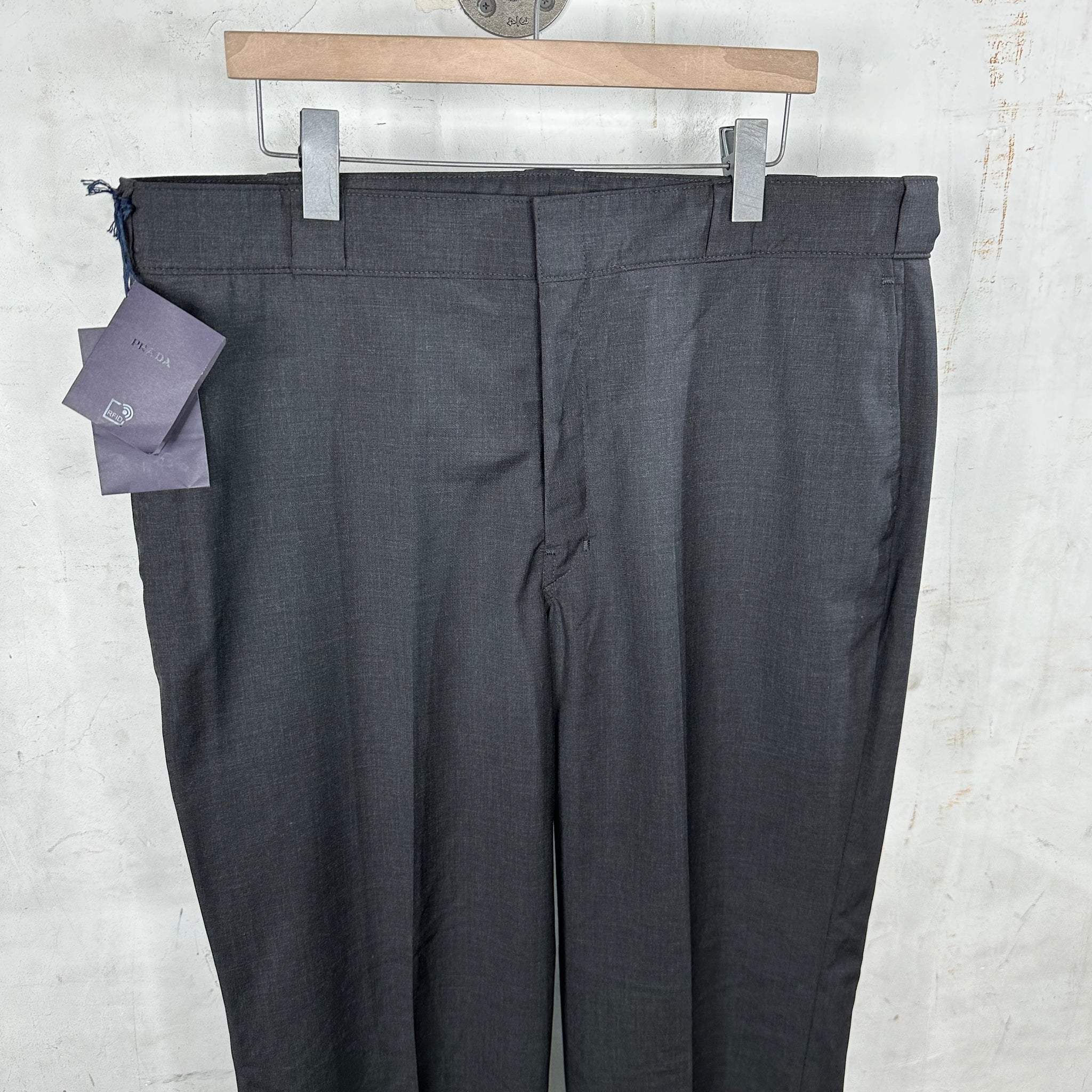 Prada Wide Wool Trousers