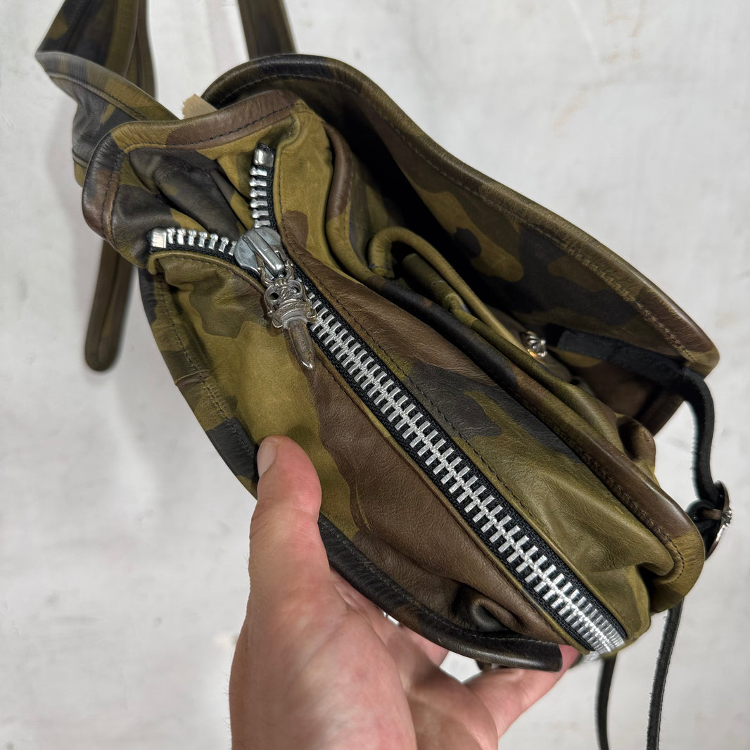 Chrome Hearts Camouflage Leather Gunslinger Messenger