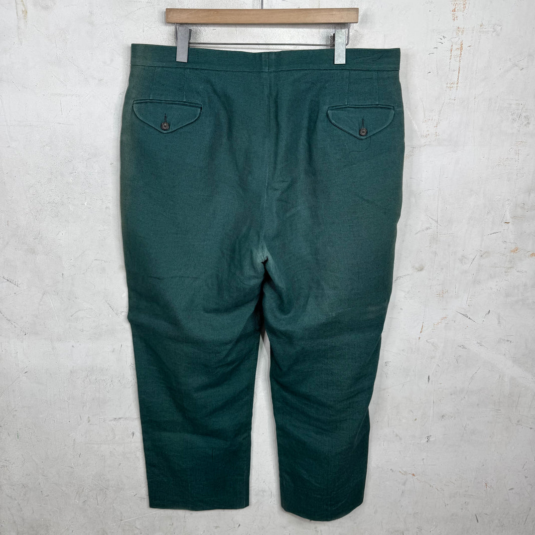 Bode Green Textured Trousers