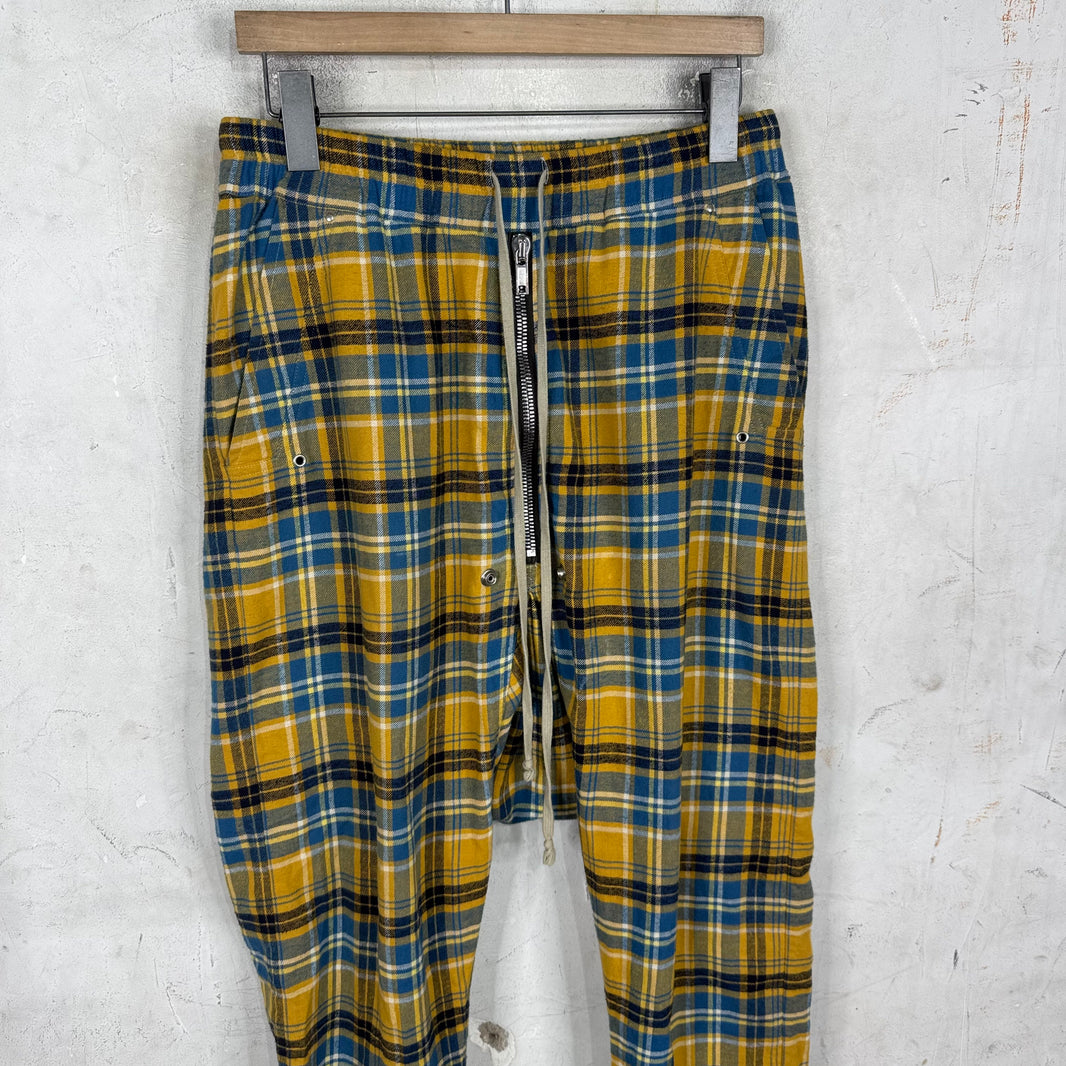 Rick Owens Phlegelethon Flannel Pants