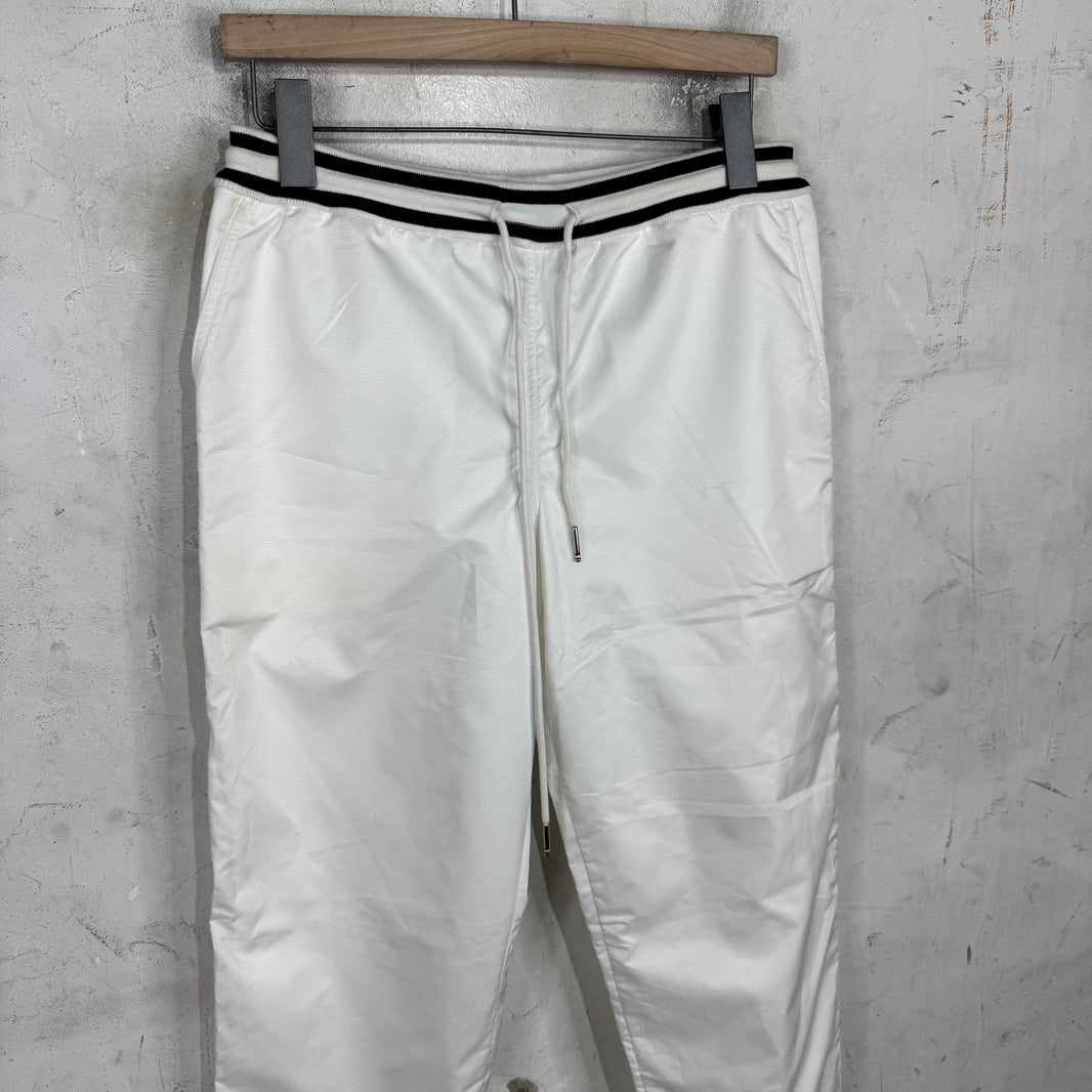 Thom Browne Ripstop White Track Pants