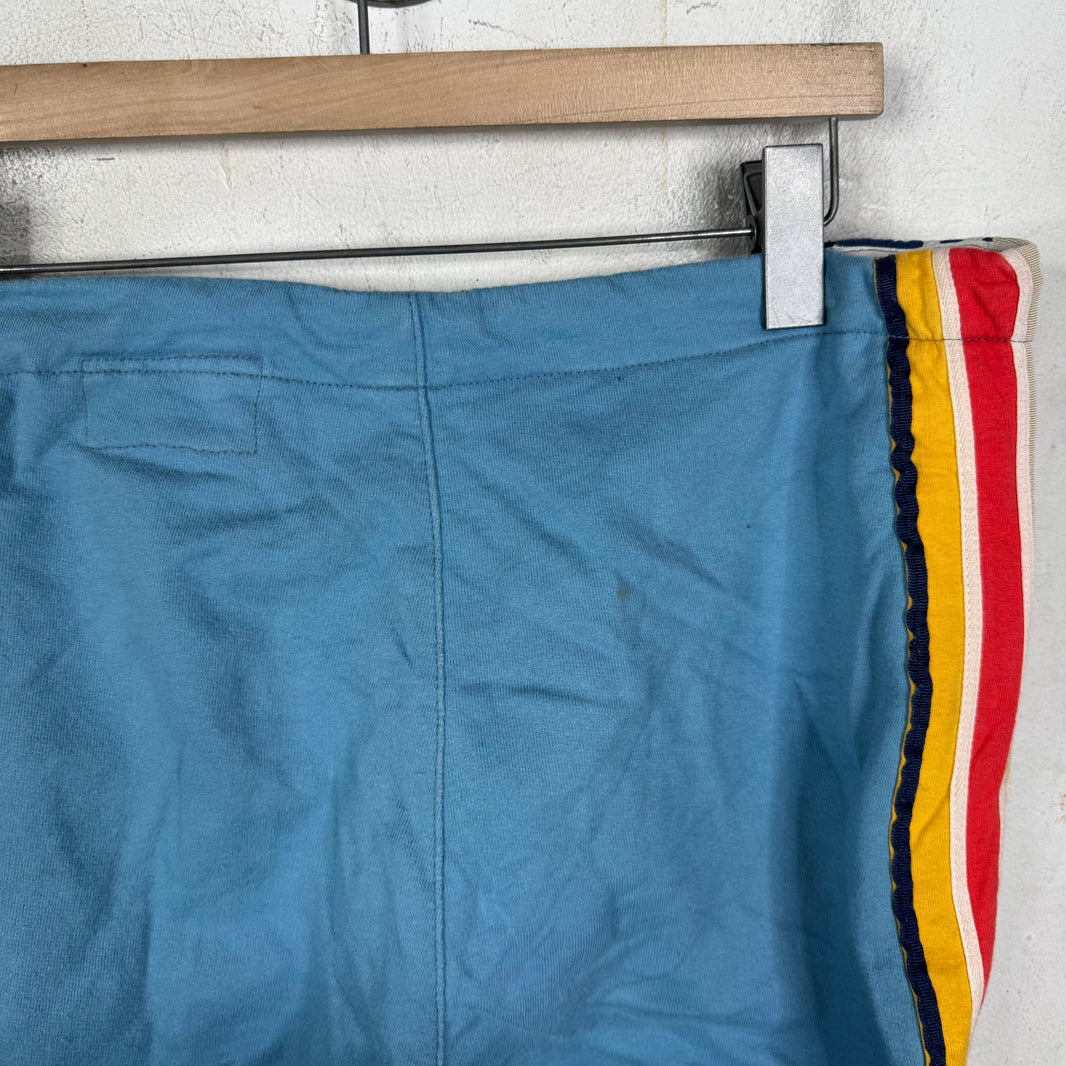 Greg Lauren FW19 Blue Striped Track Sweatpants
