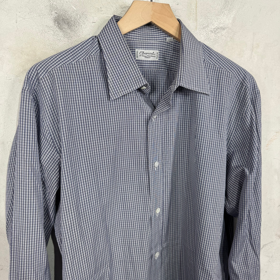 Charvet Grid Plaid Shirt