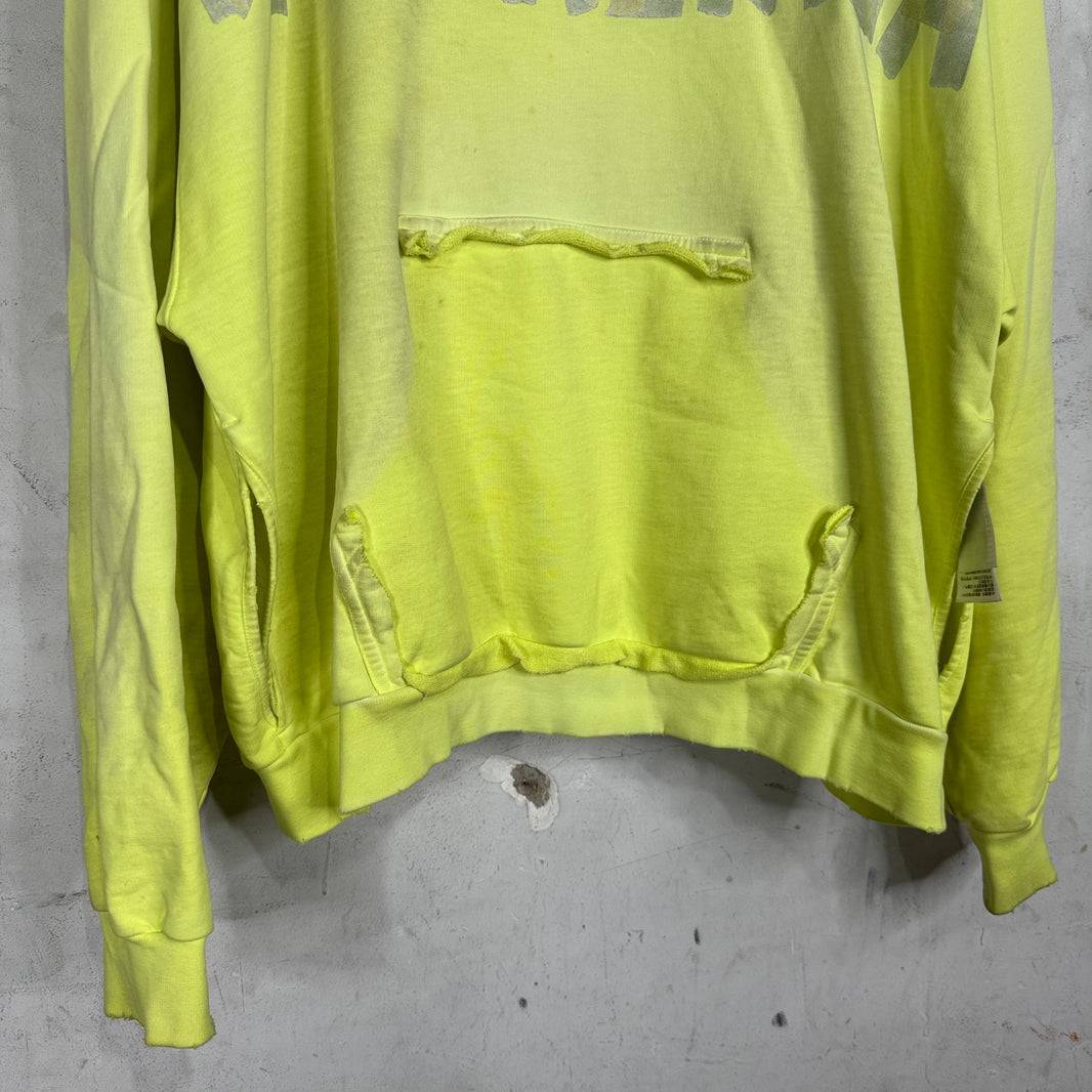 Balenciaga Neon Tape Logo Hoodie